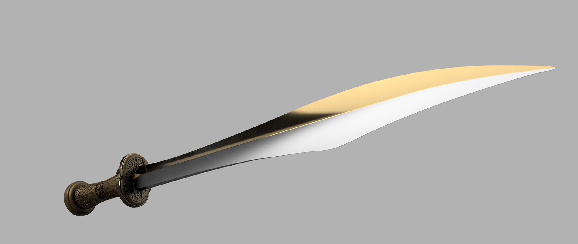 (2026) "Backbiter" Sword Replica, F360 Render