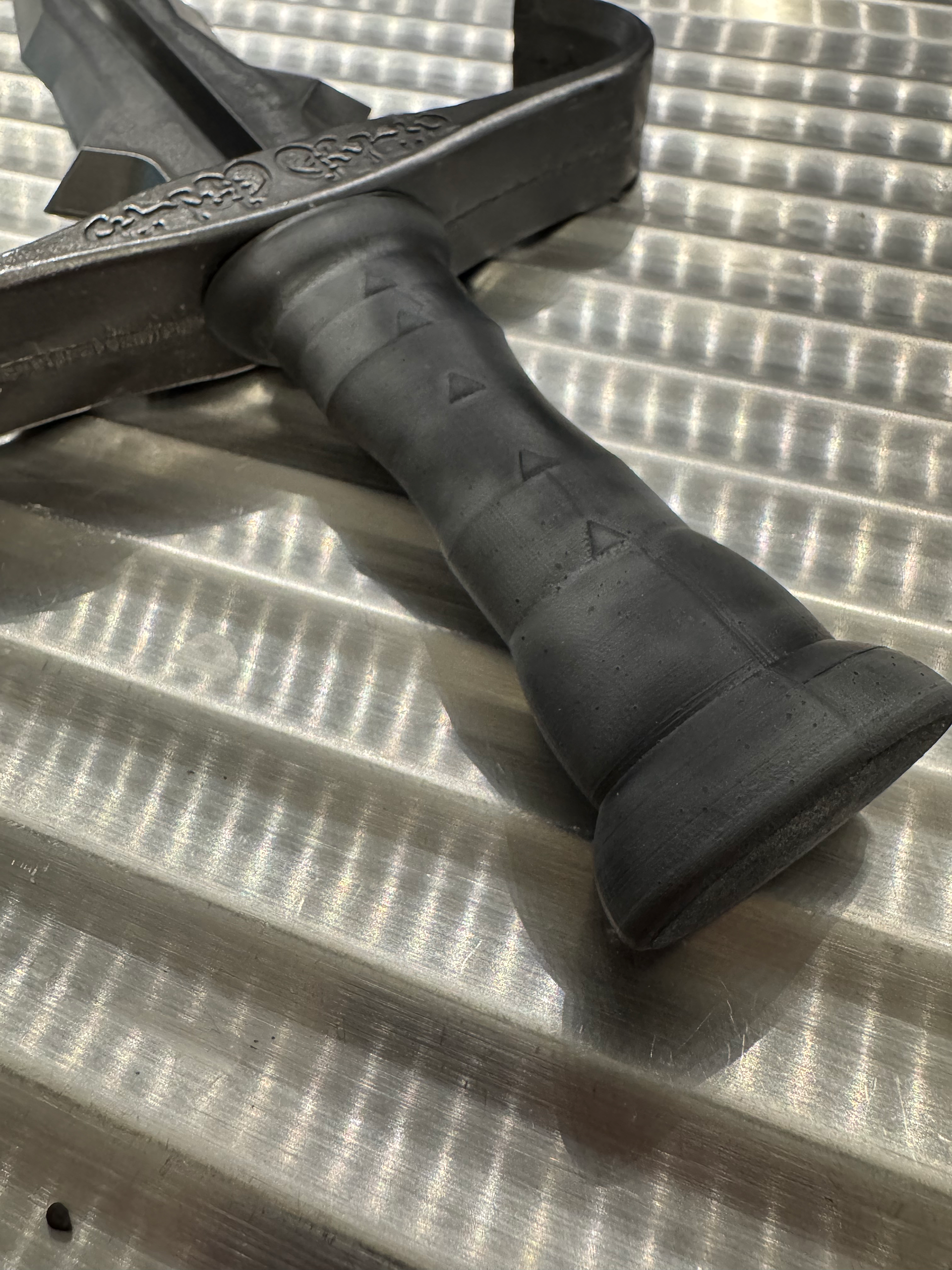 Finished Prop, Knife Recreation/Fabrication, Rubber Hilt (Plasti-dip)