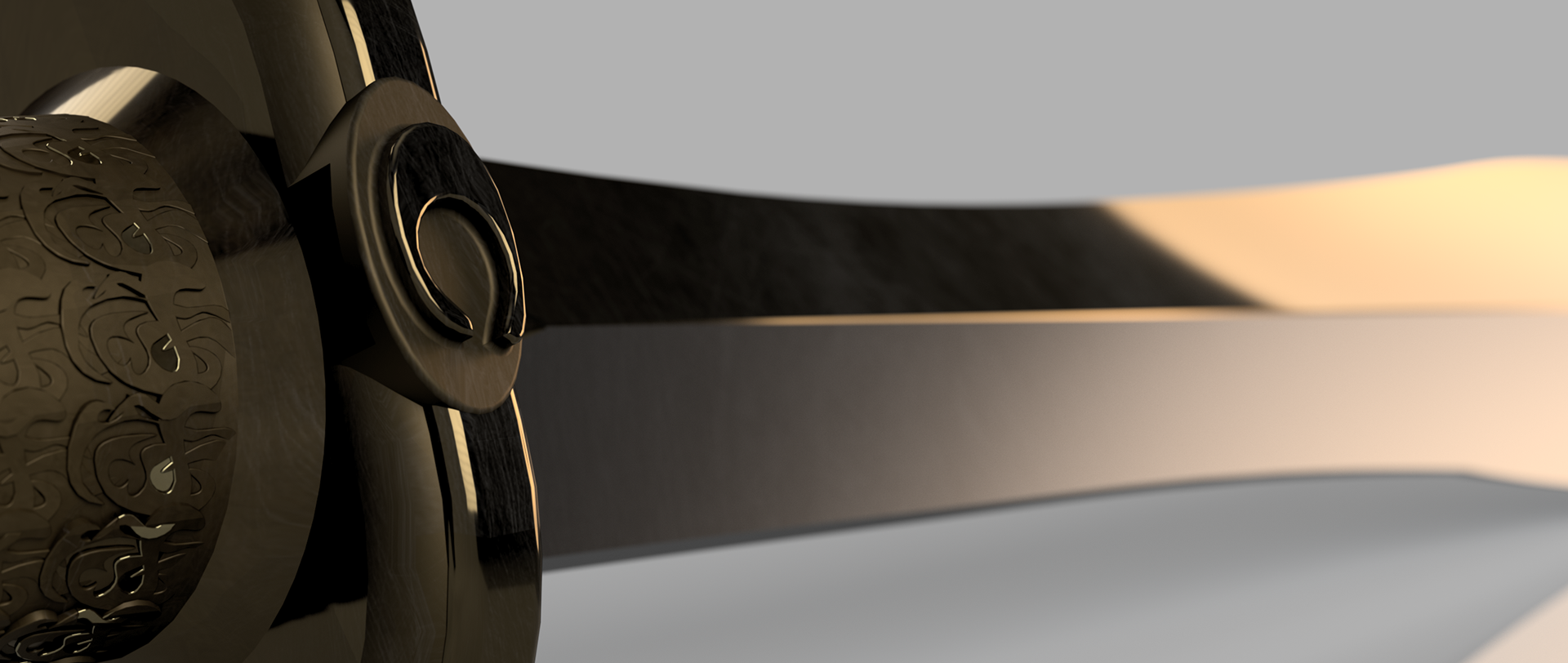 (2026) "Backbiter" Sword Replica, F360 Render