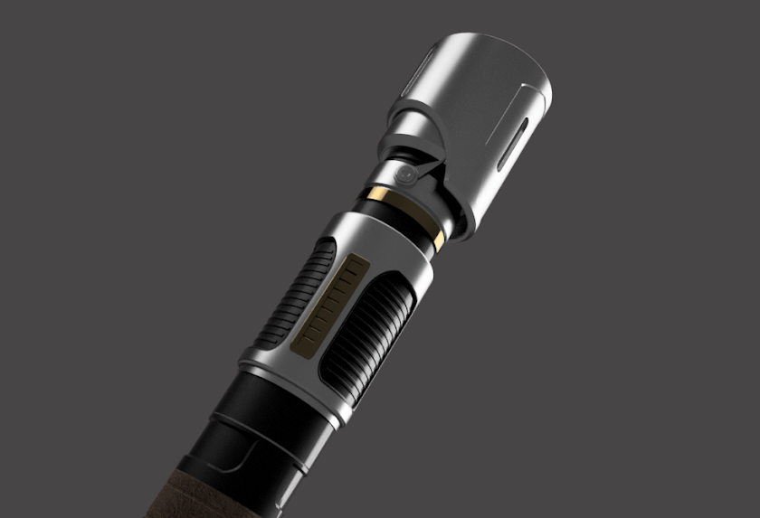 Custom Star-Wars Lightsaber Hilt, HD Render (F360)
