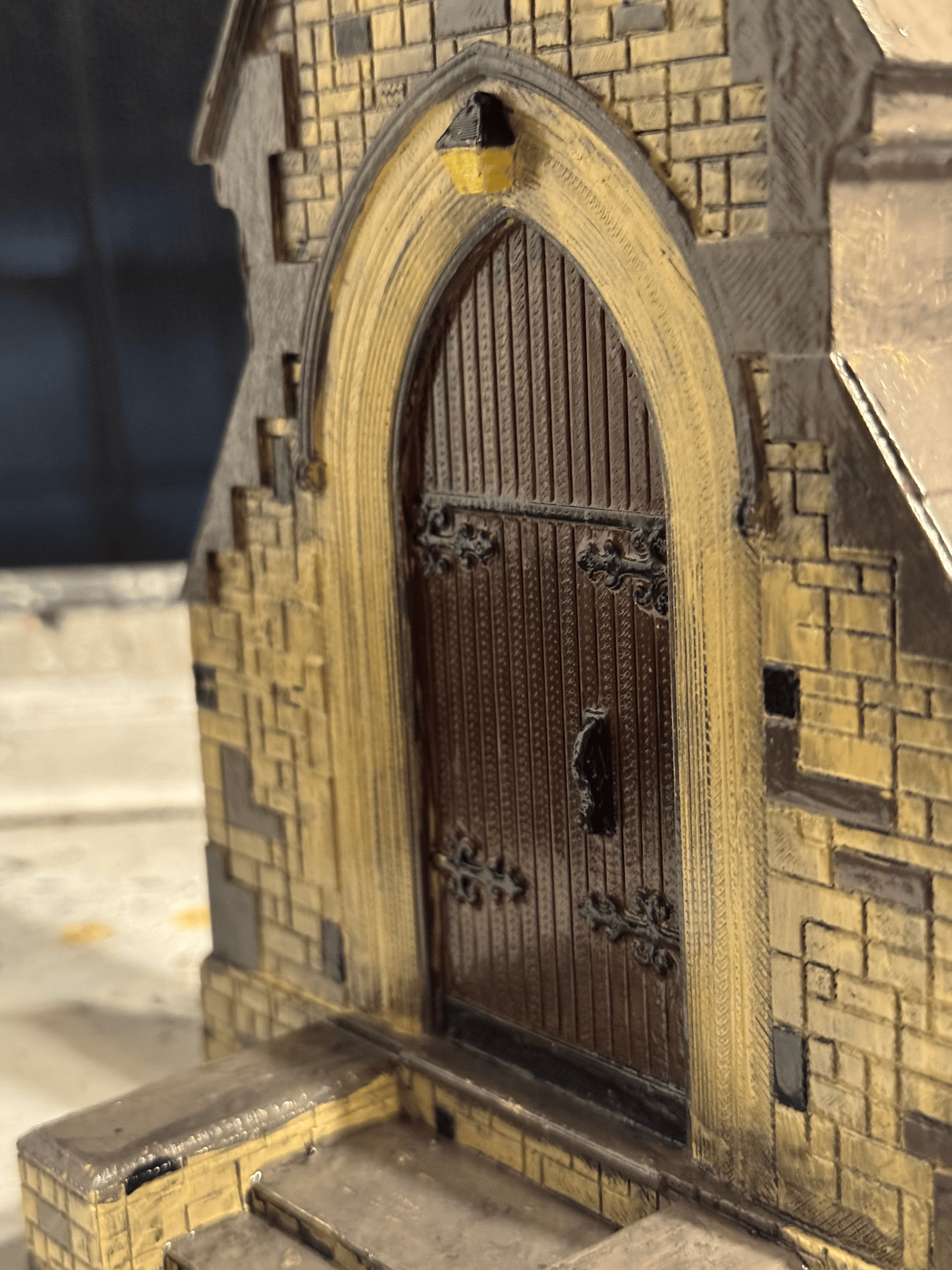 Church Doorframe Miniature Replica Series, 3D Print