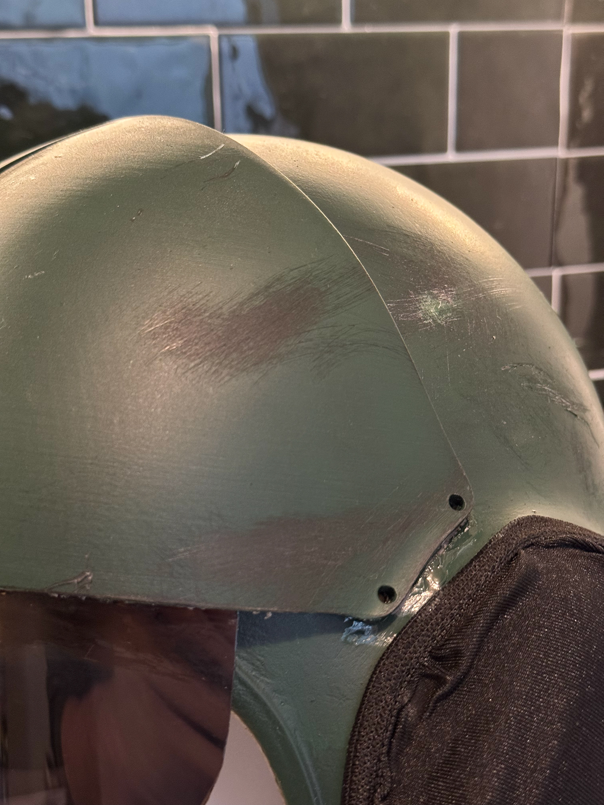 Rainbow Six Siege 'Jäger' Helmet Replica, Weathering Close Up