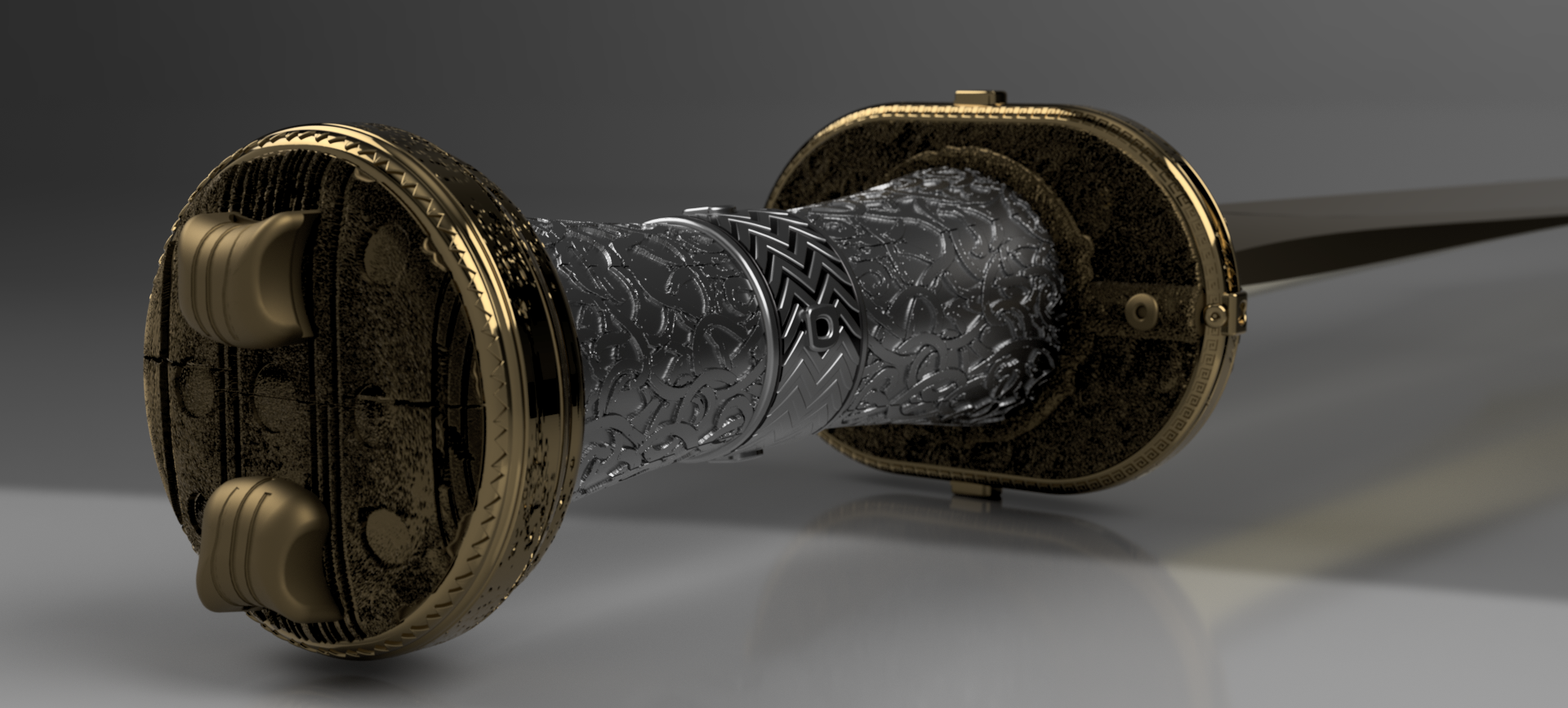 (2026) FINAL, "Backbiter" Sword Replica, F360 Render