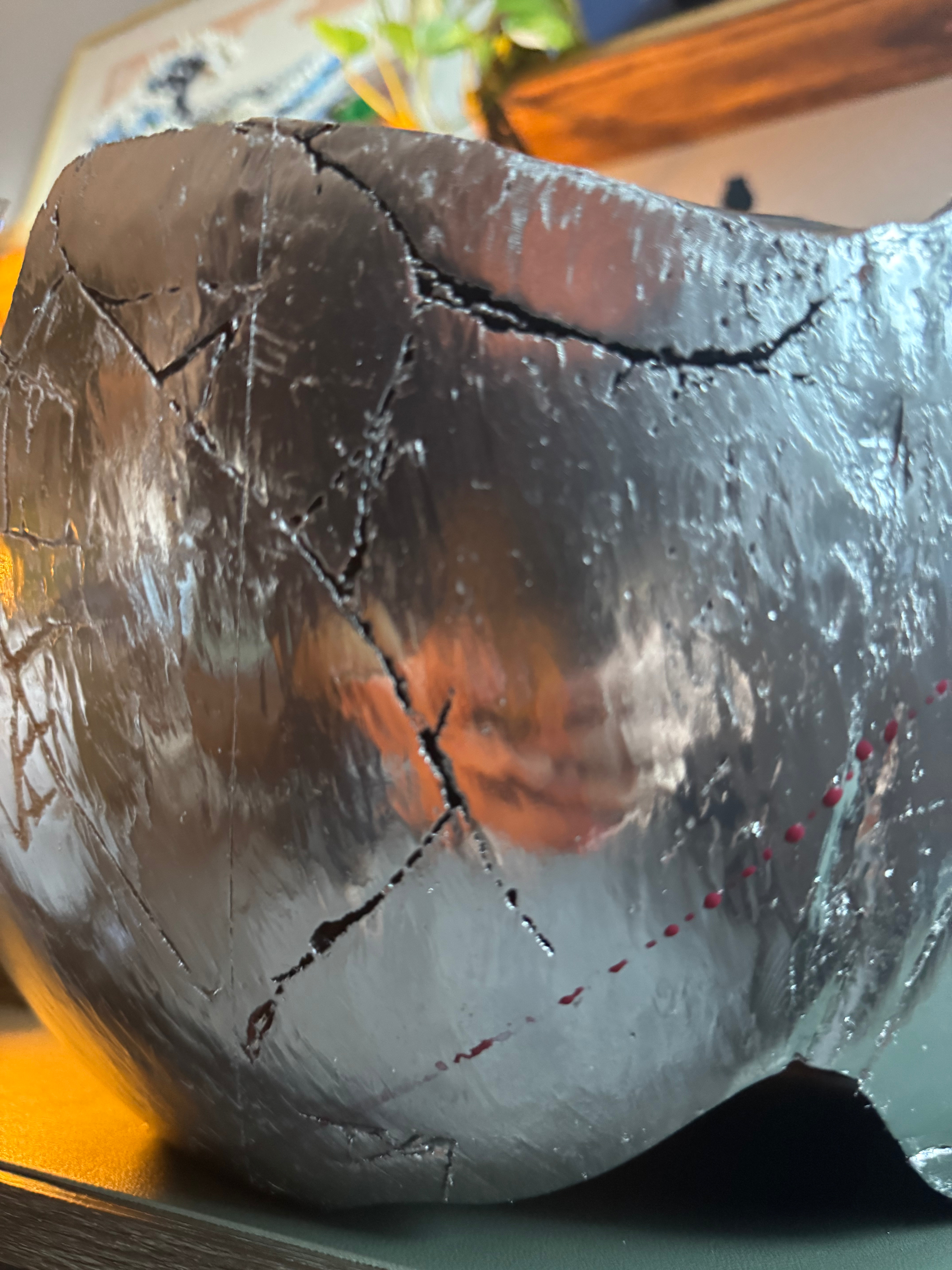 (2025) 'Zombie Mysterio' Helmet, Mirror Chrome Finish