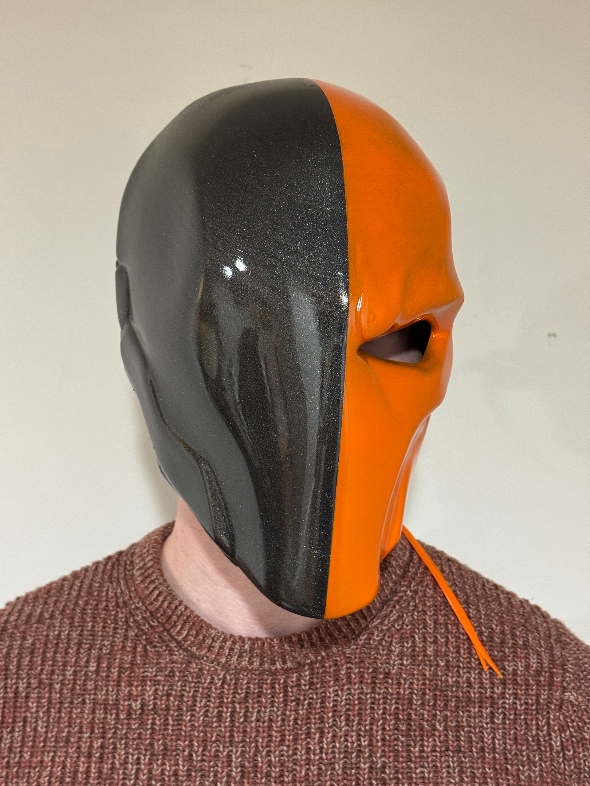 Deathstroke, Finished Helmet, Worn