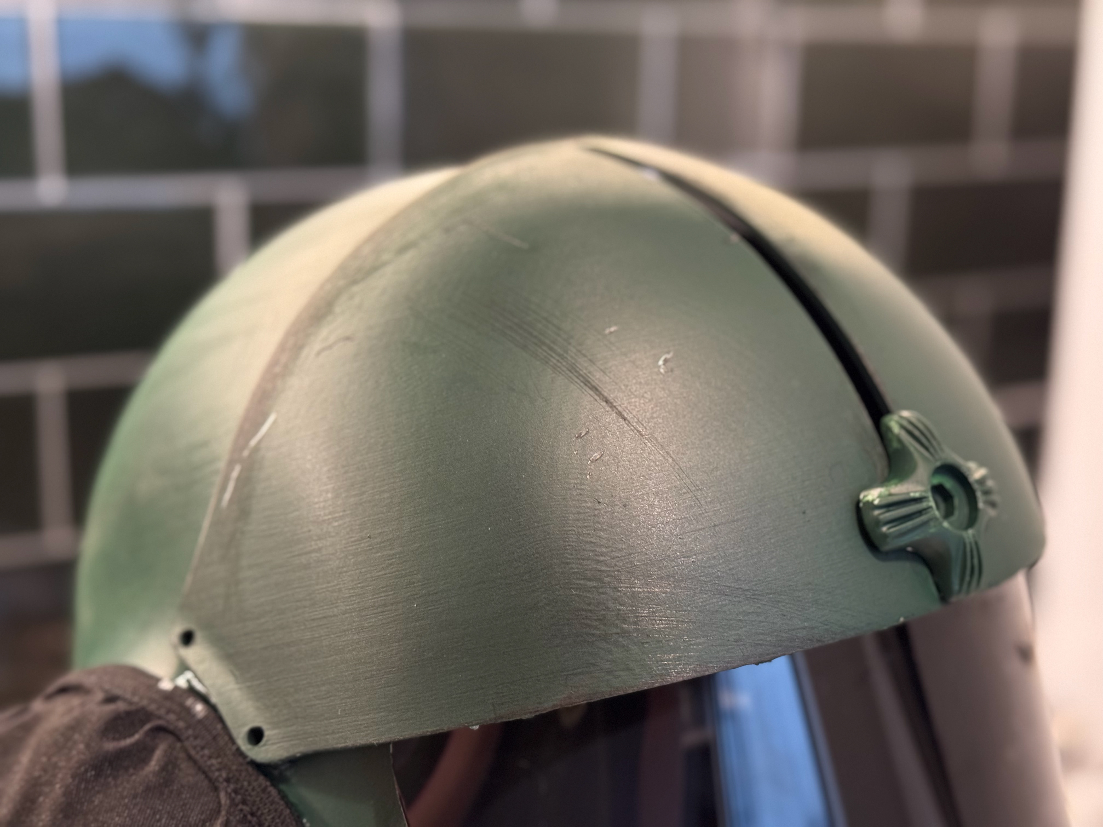Rainbow Six Siege 'Jäger' Helmet Replica, Weathering Close Up