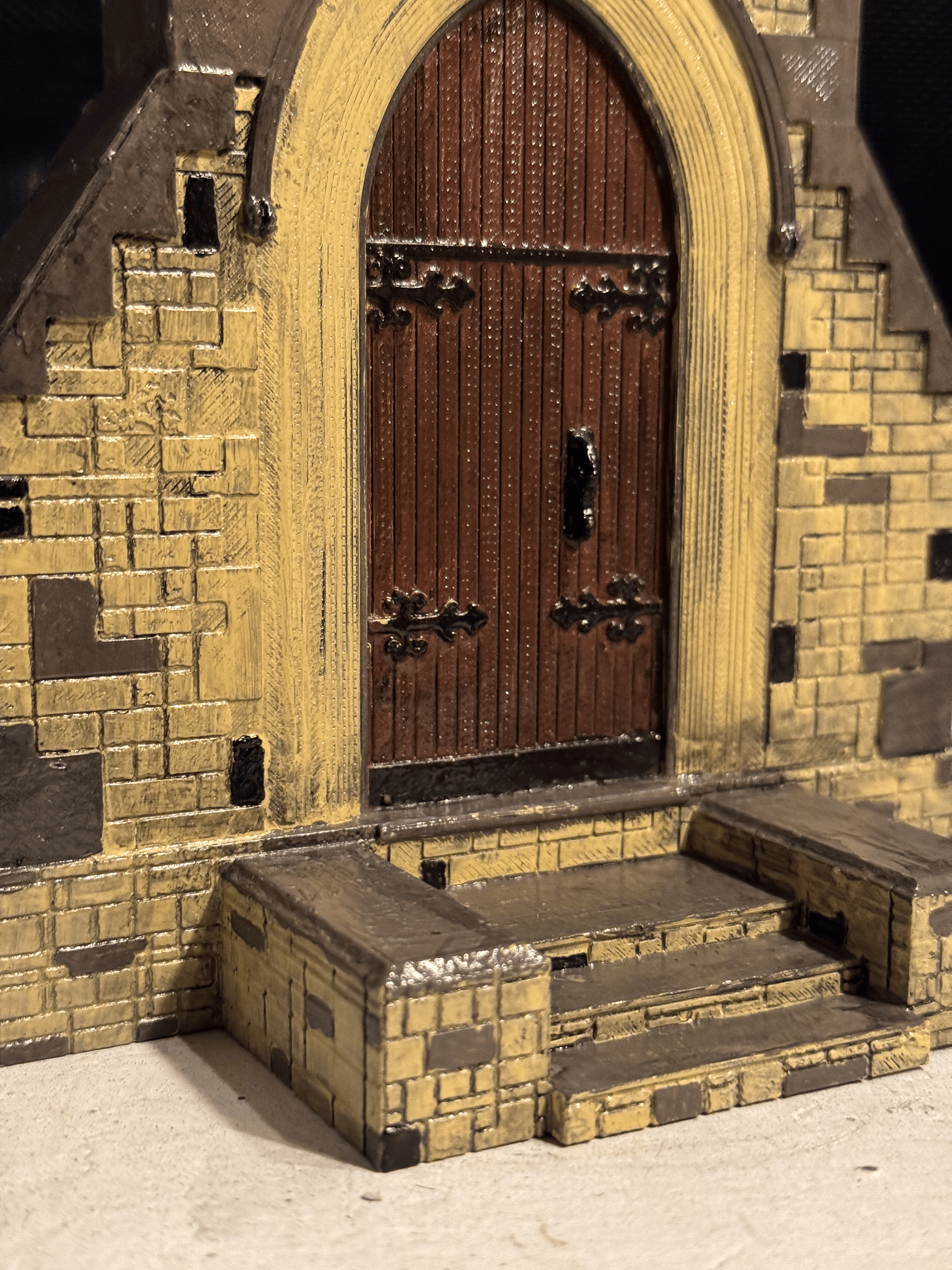 Church Doorframe Miniature Replica Series, 3D Print