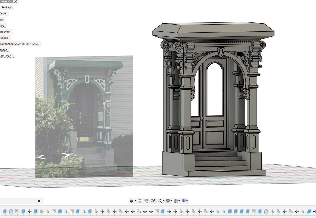 Doorframe Miniature Replica Series (F360)