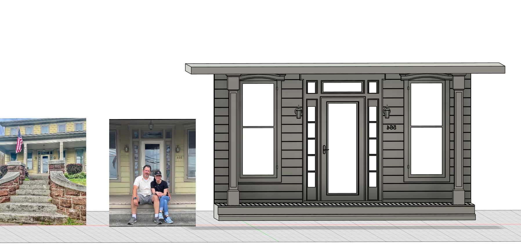 Doorframe Miniature Replica Series, Source Image