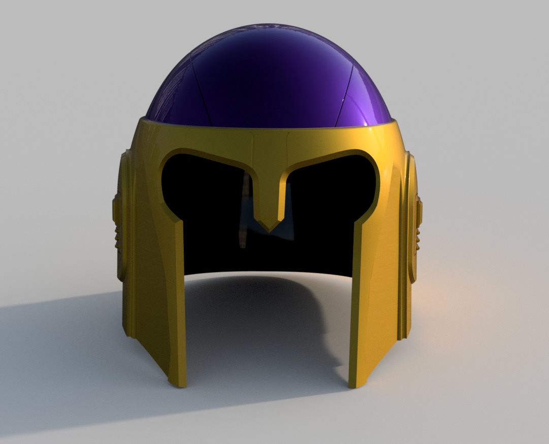 "The Trapster" Custom  Helmet Design, HD Render (F360)