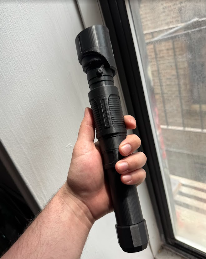 Custom Star-Wars Lightsaber Hilt, Test Print