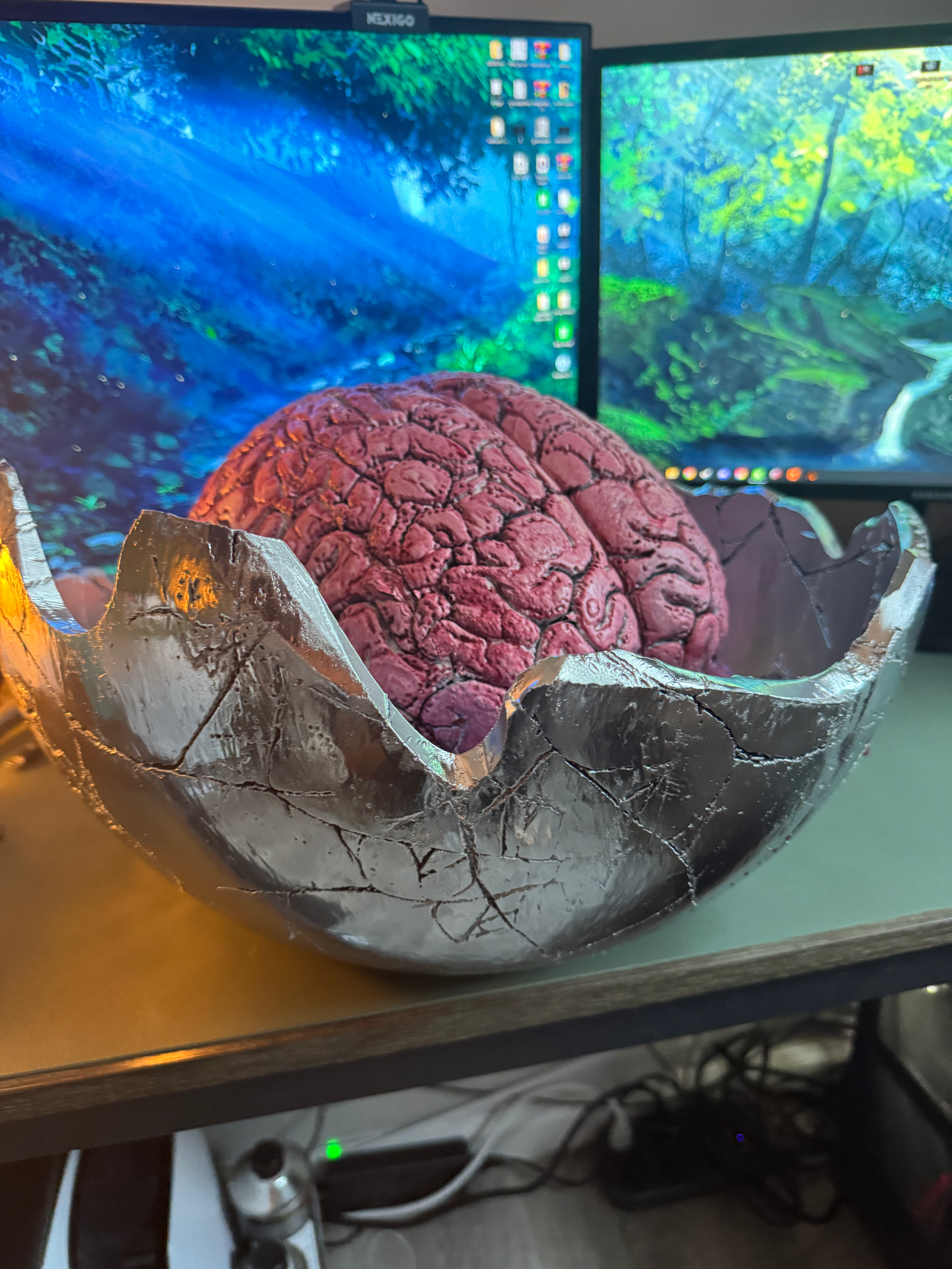 (2025) 'Zombie Mysterio' Helmet, Pre-SFX Paint