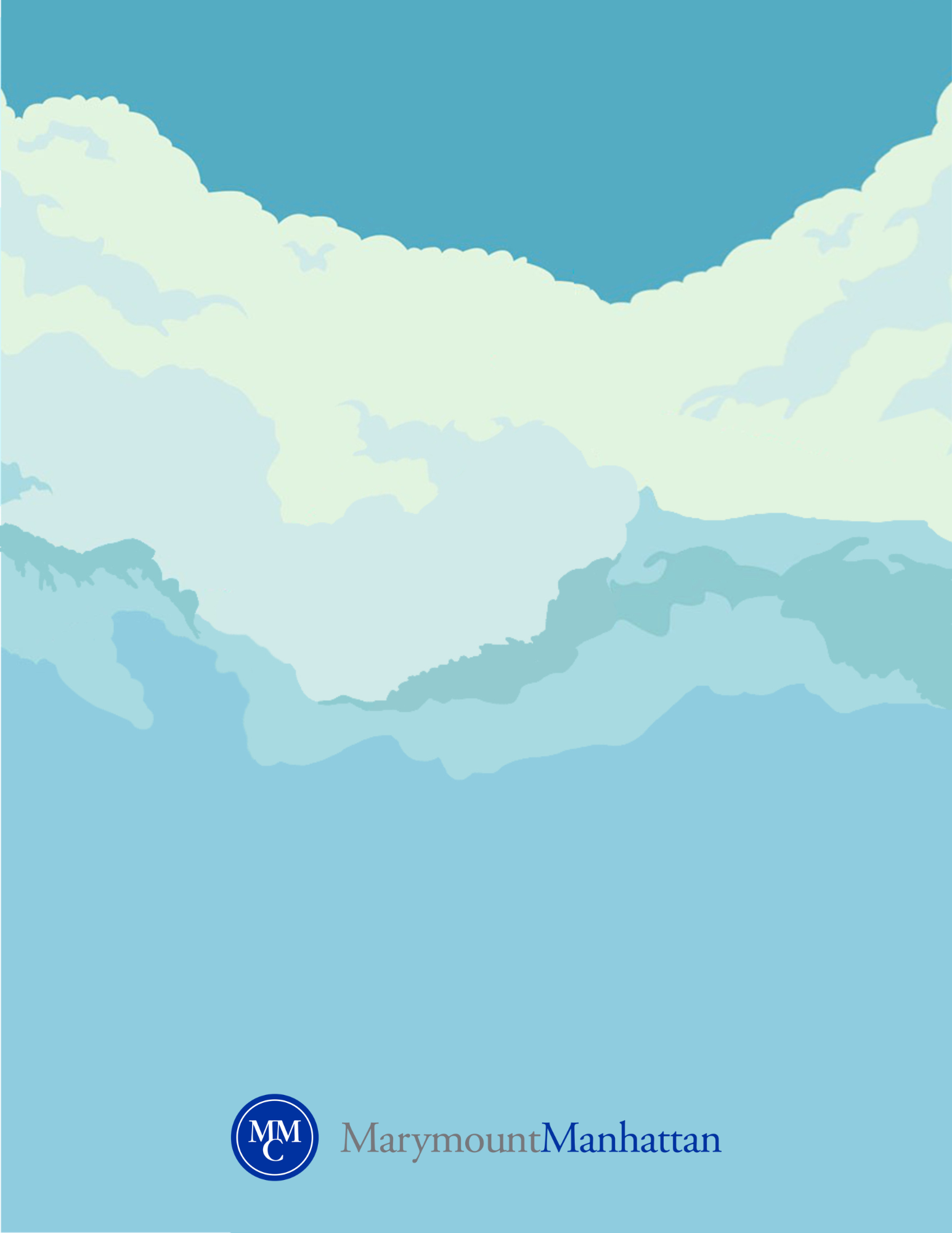 Official Rear-Cover Design for Marymount Manhattan College's 2022-2023 Yearbook