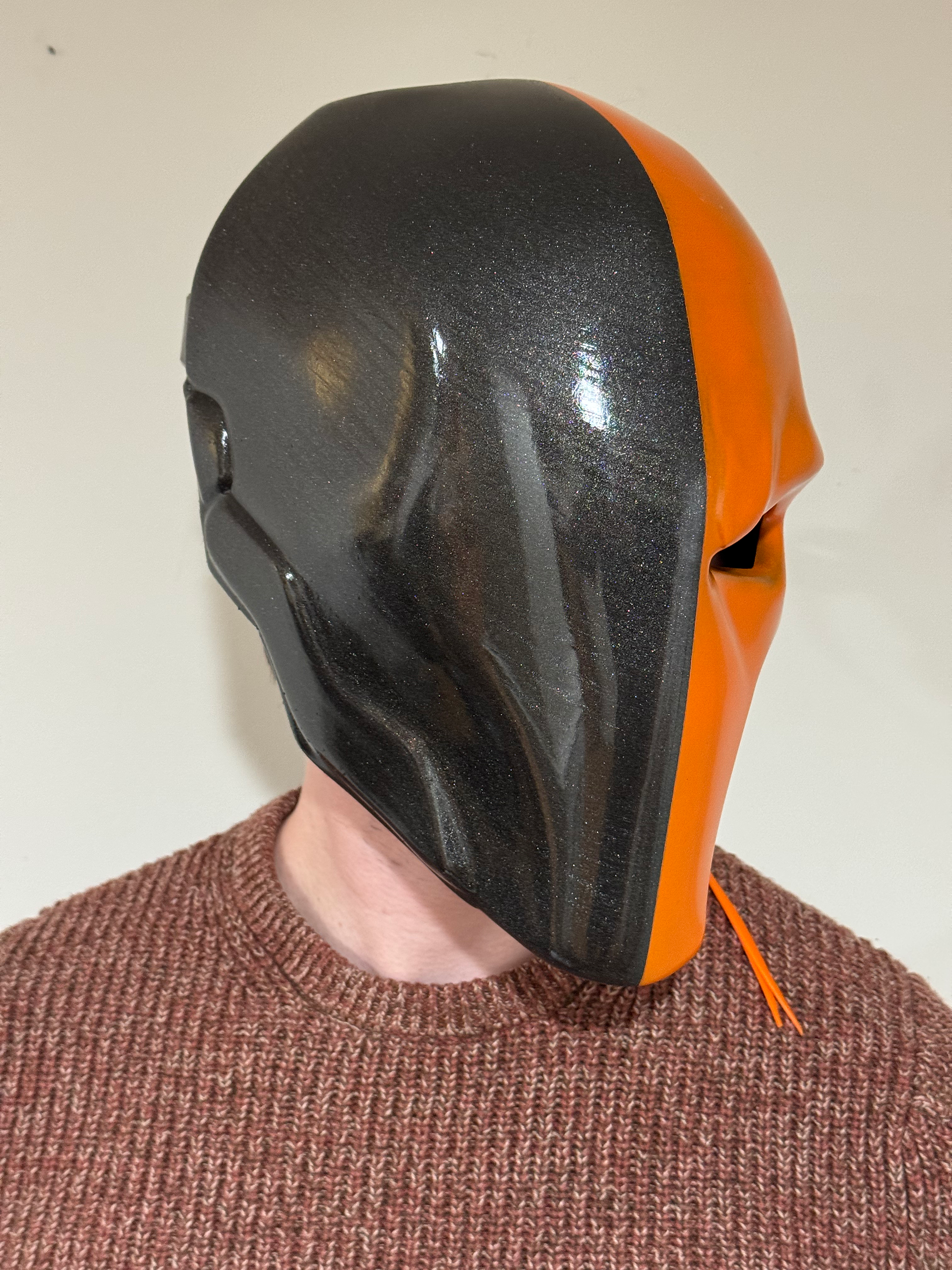 Deathstroke, Finished Helmet, Worn