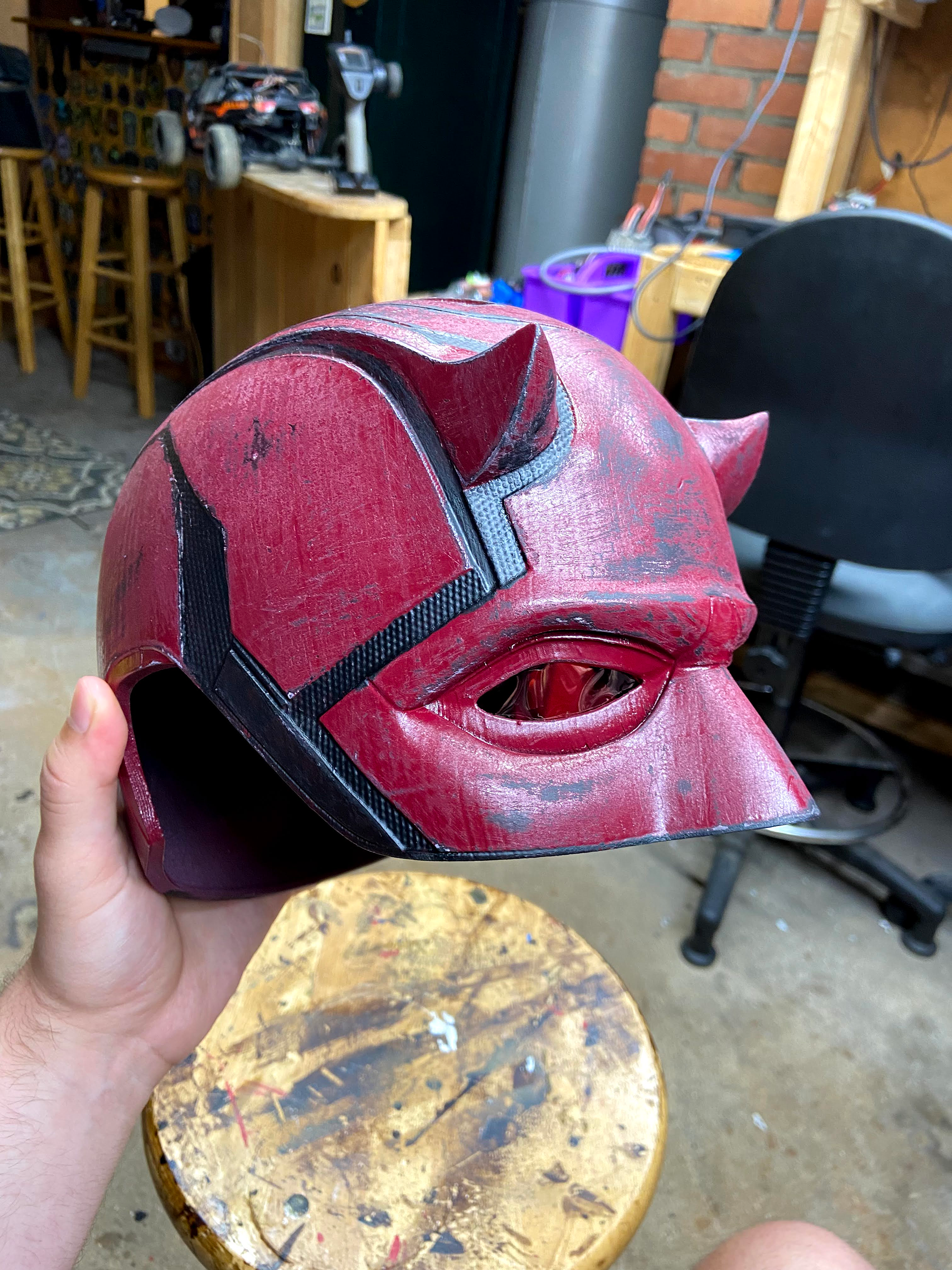 "Daredevil" Cowl, Finished