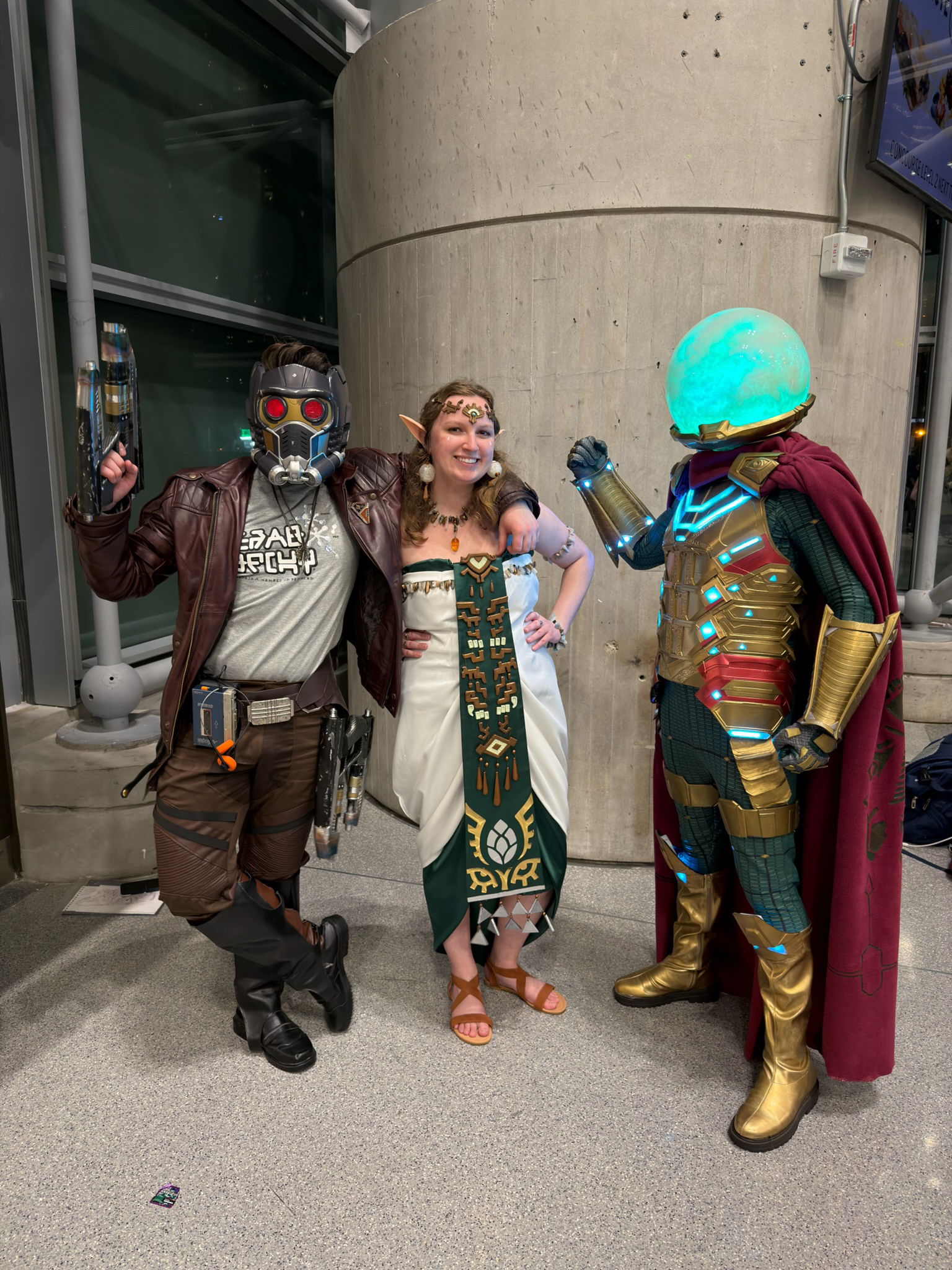 Blasters in use, 2025 New York Comic-Con, Star Lord Cosplay (Left)
