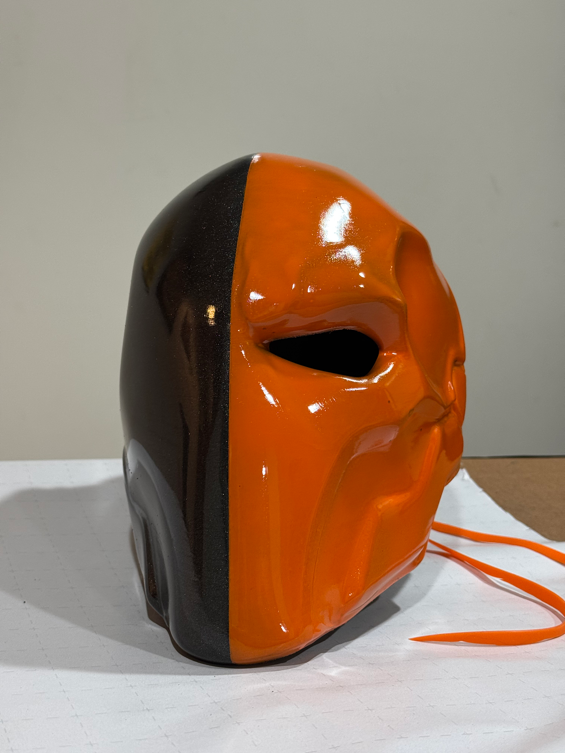 Deathstroke, Final Paint Job, 1K Clear Coat, Silicone Tails Added