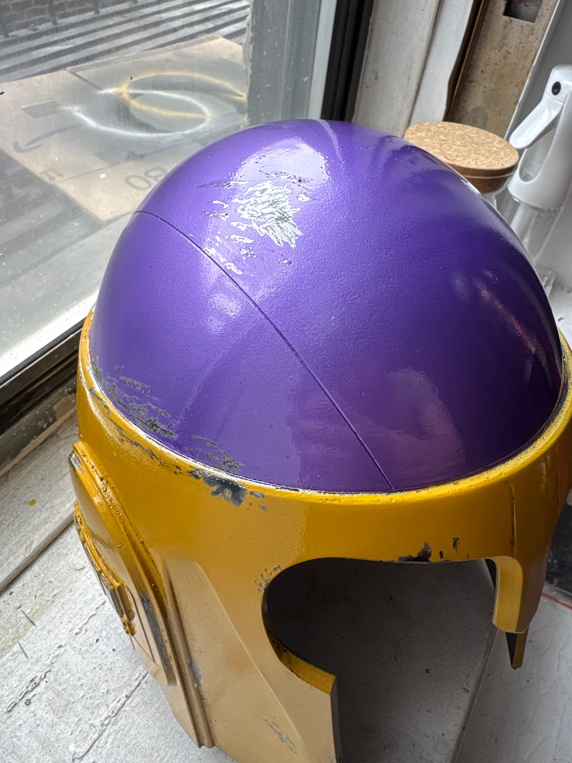 "The Trapster" Custom Helmet Design, Final 1K Gloss