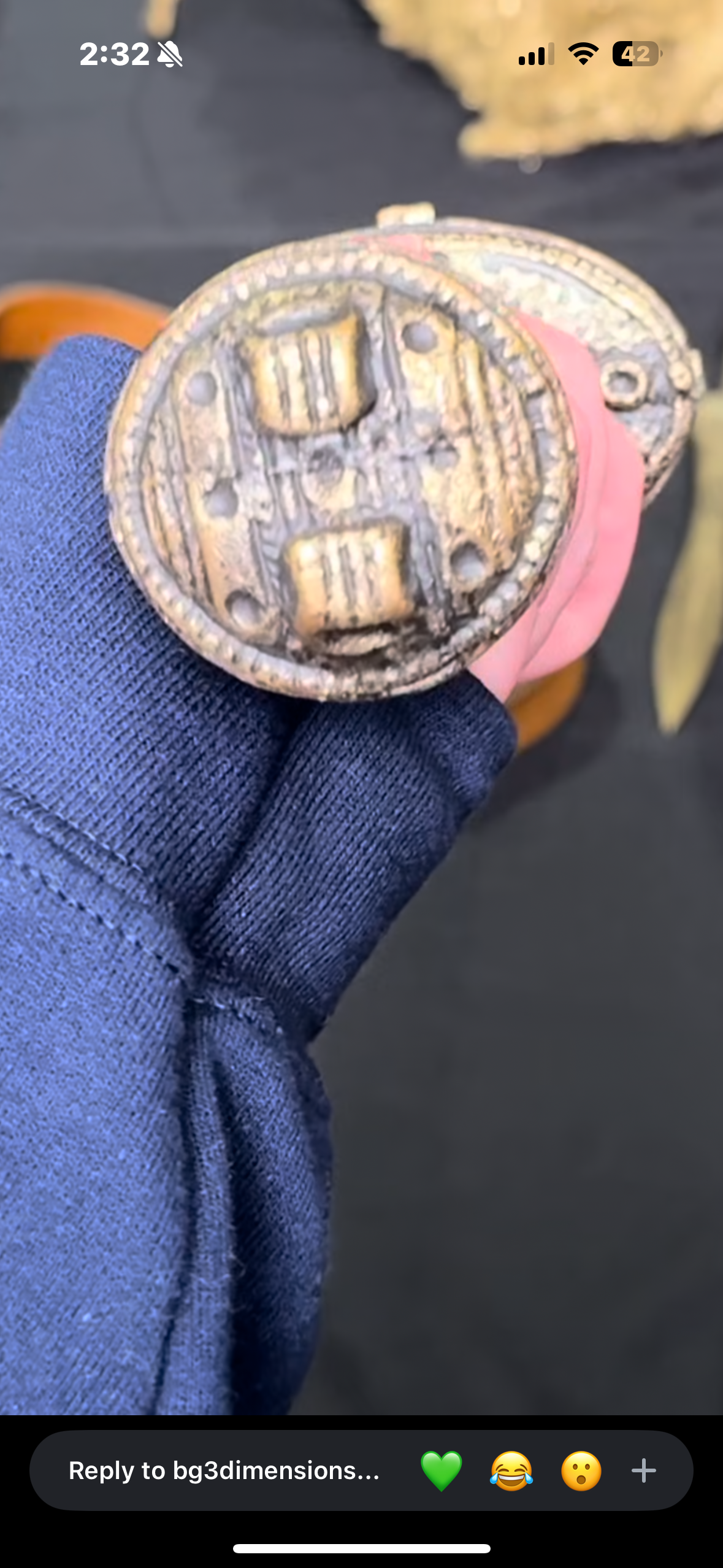 'Backbiter', Screen-used Prop, Pommel Reference Photo