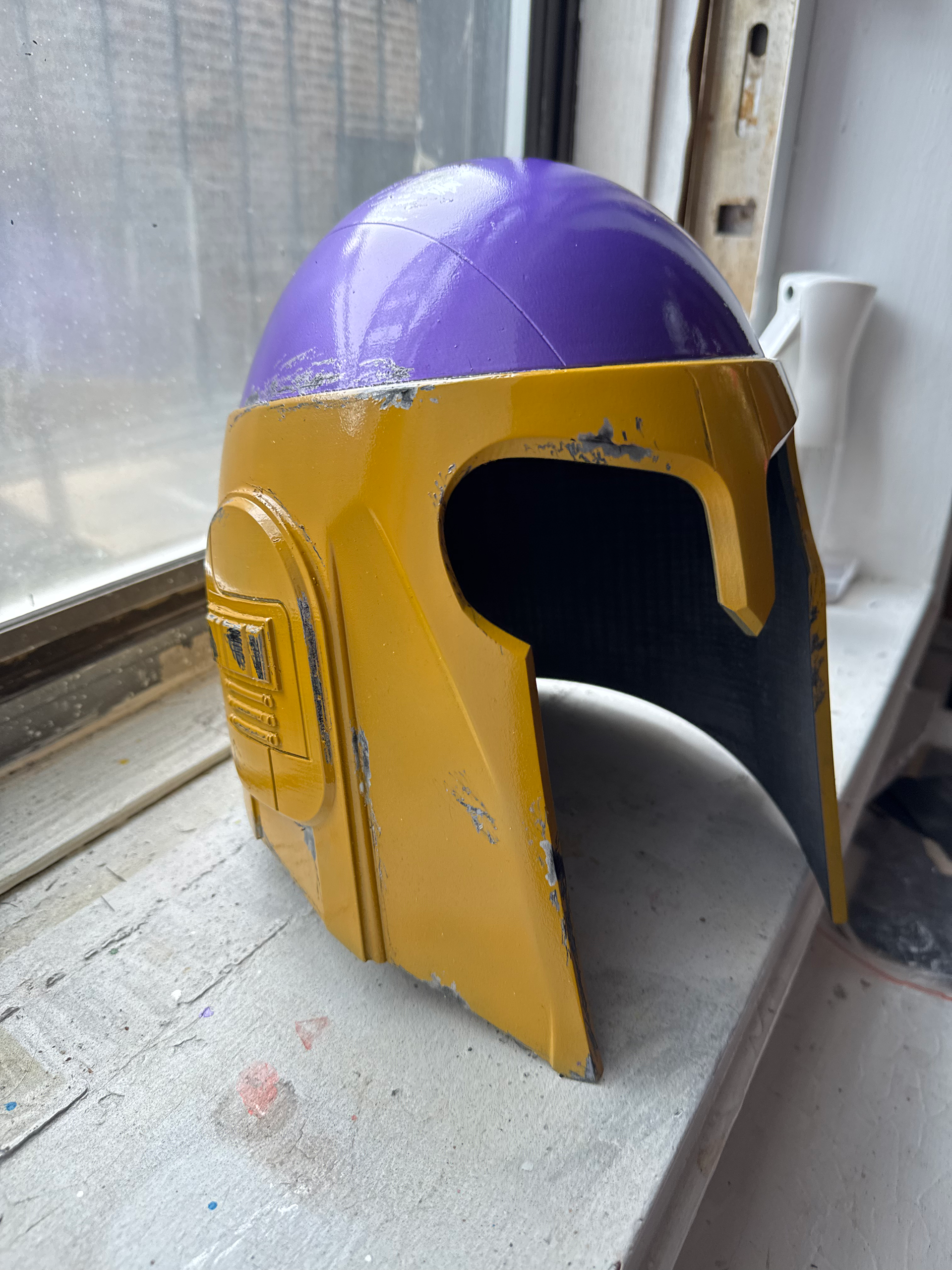 "The Trapster" Custom Helmet Design, Final 1K Gloss