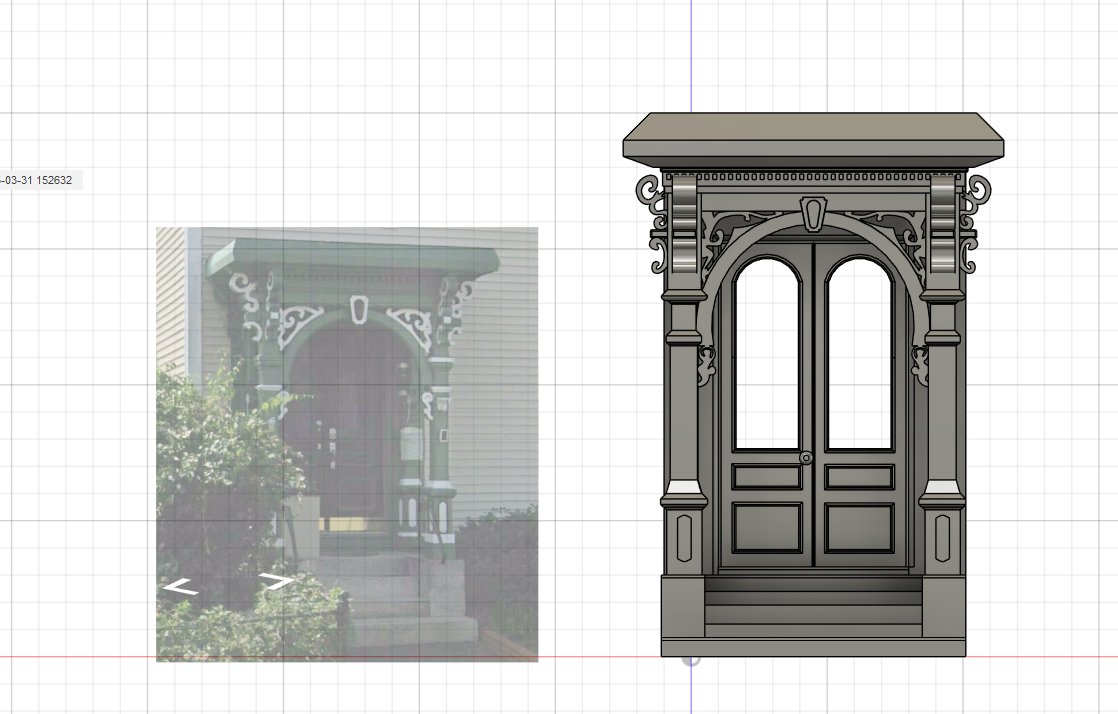 (2025) Doorframe Miniature Replica Series (F360)