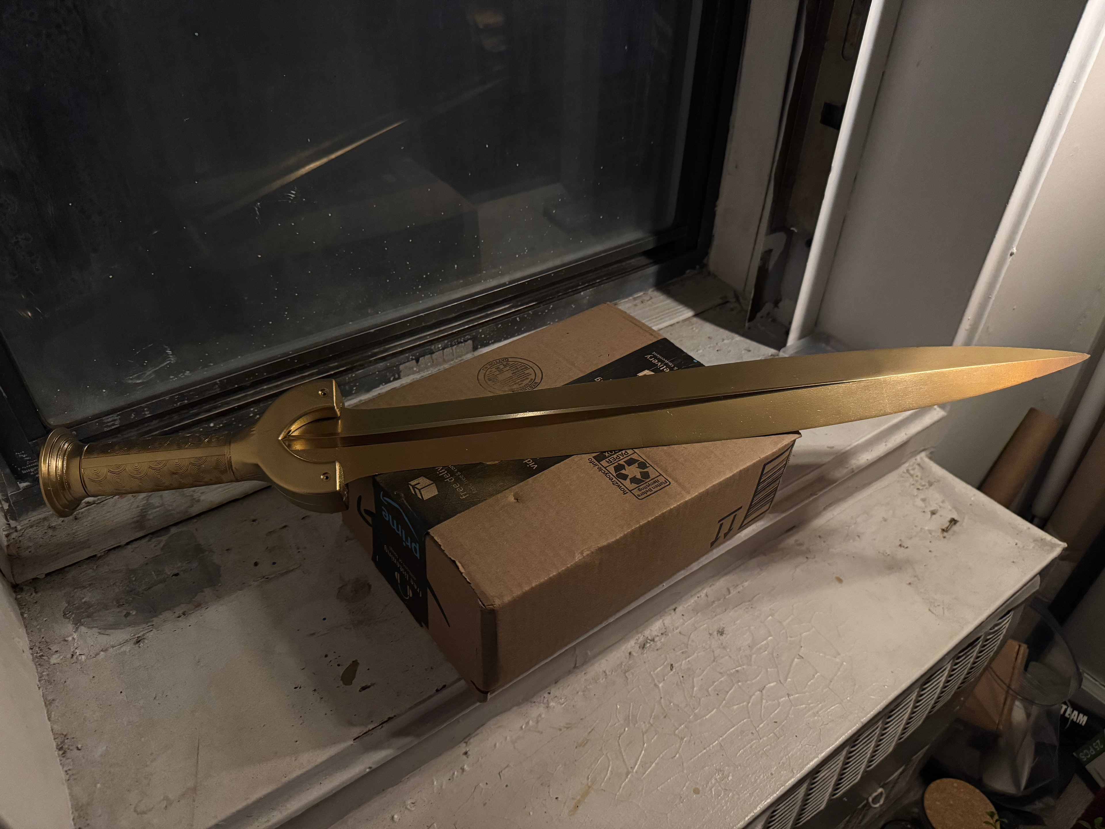 "Riptide" Sword Replica Model, Finished