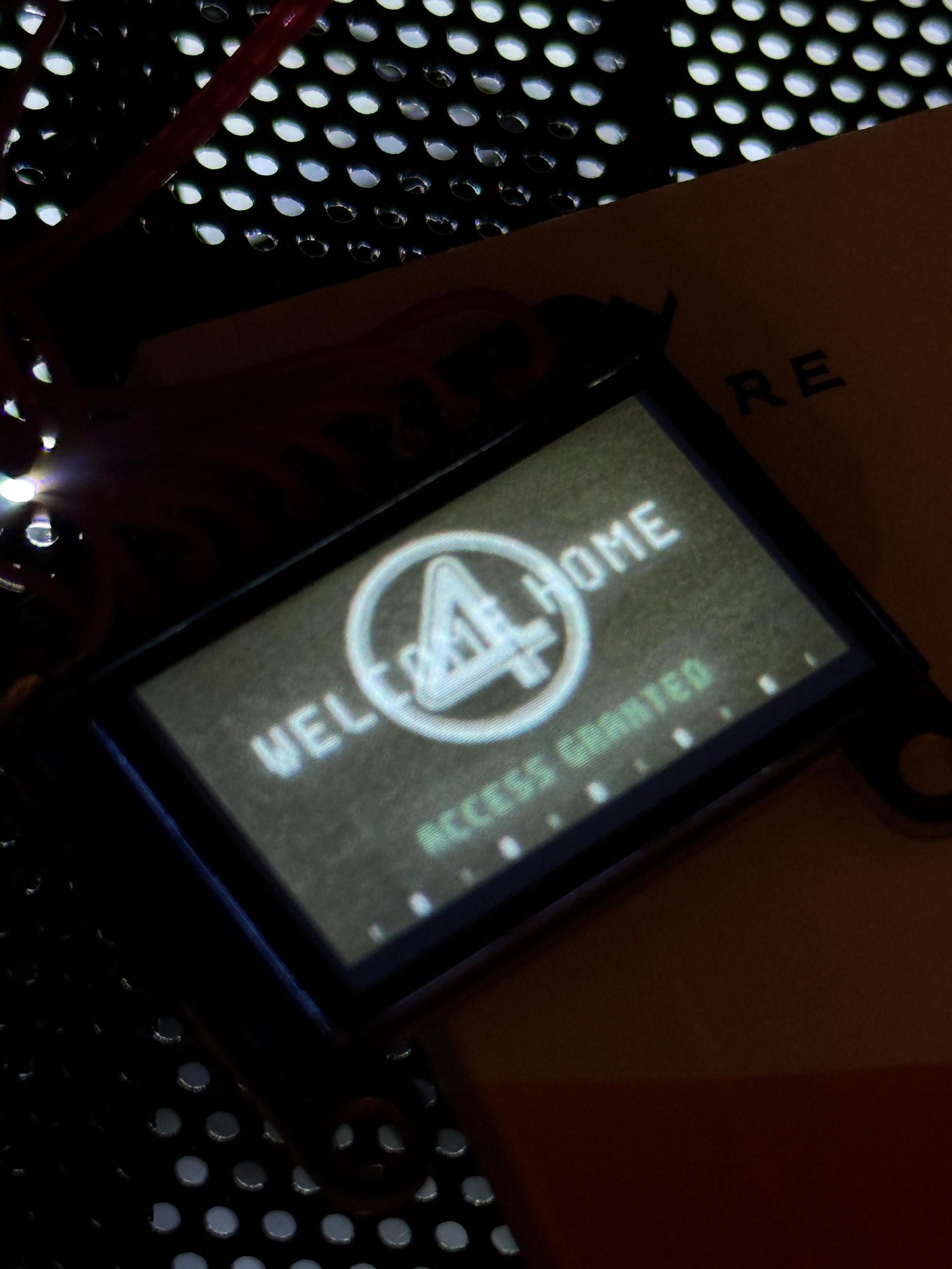 First Successful Graphics Test on TFT Display