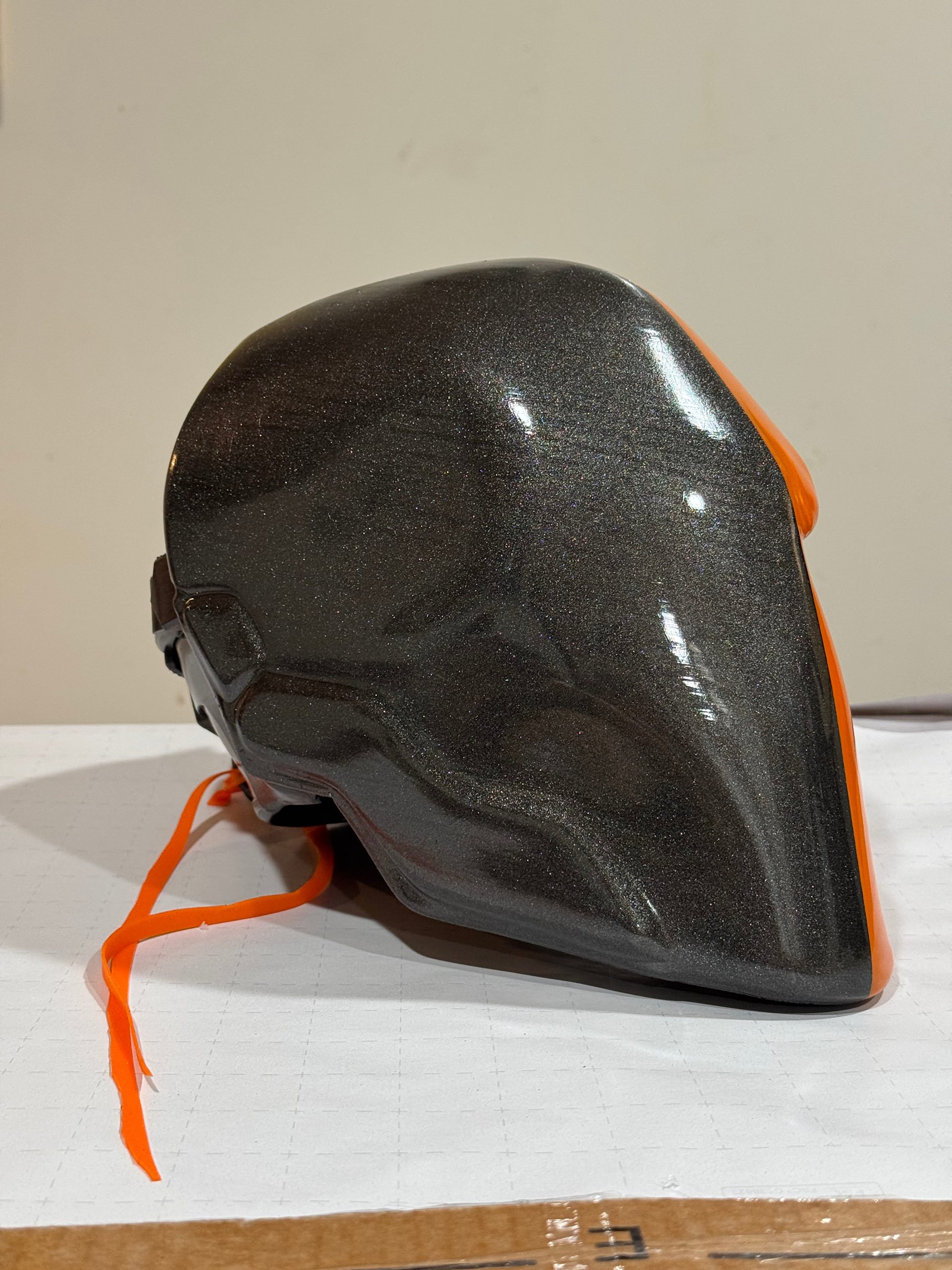 Deathstroke, Final Paint Job, 1K Clear Coat, Silicone Tails Added