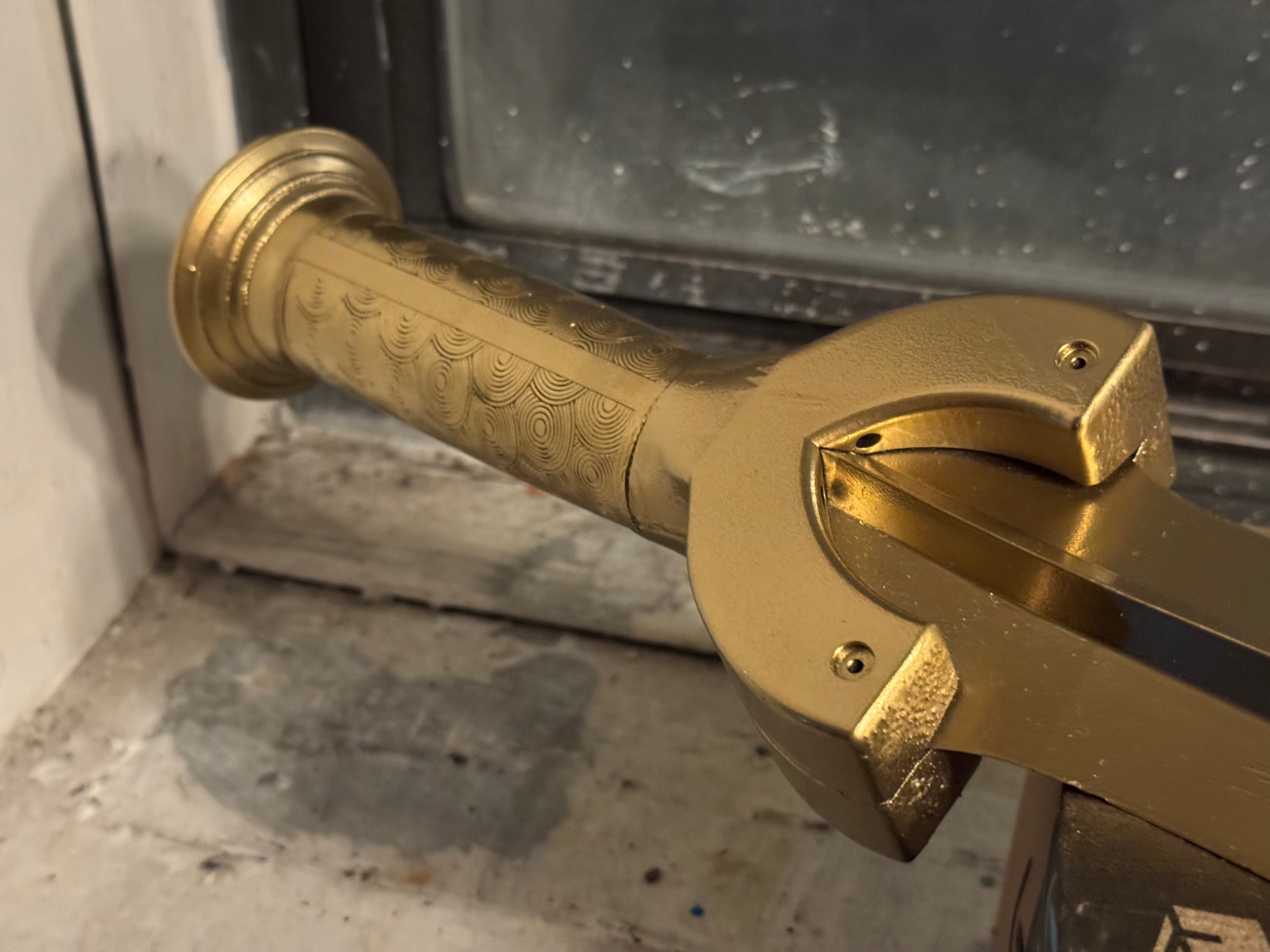 "Riptide" Sword Replica Model, Finished