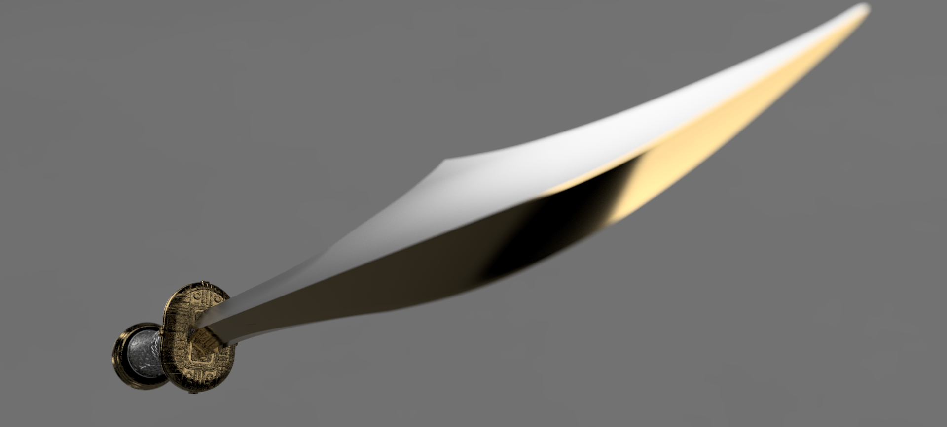 (2026) FINAL, "Backbiter" Sword Replica, F360 Render