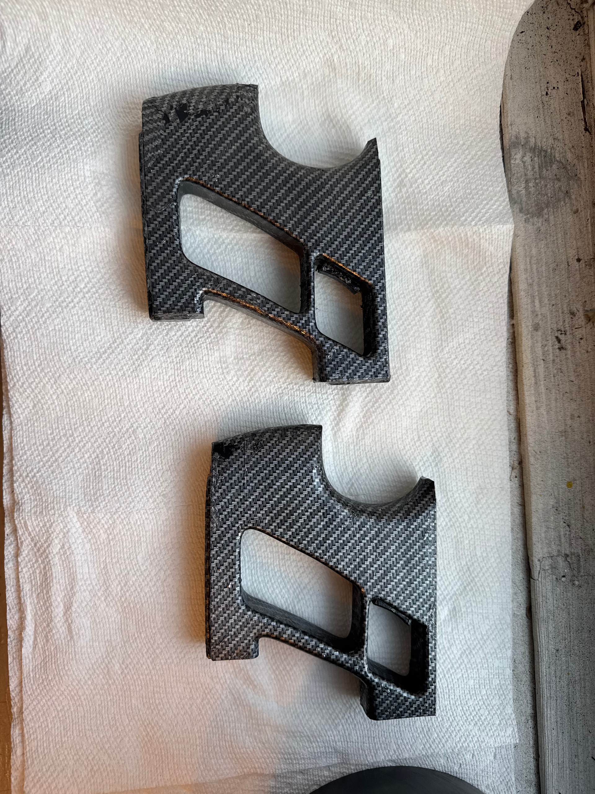 Hydropdipped Handles, Before 1k Gloss