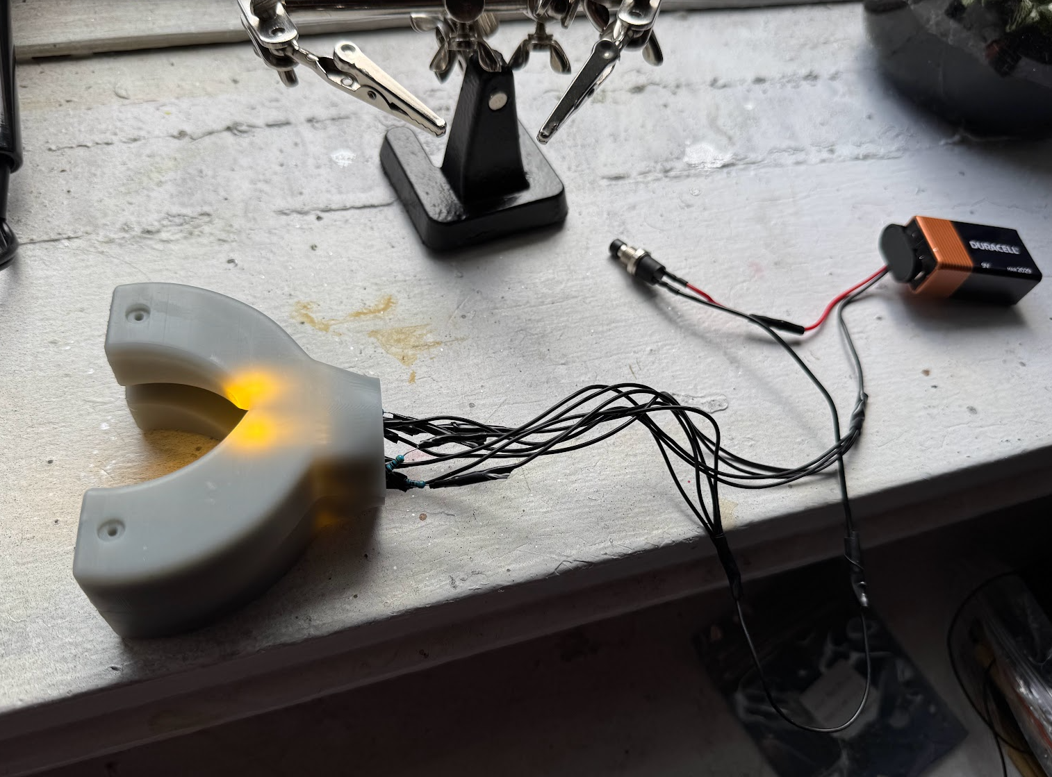 "Riptide" Sword, Assembling inner electronics