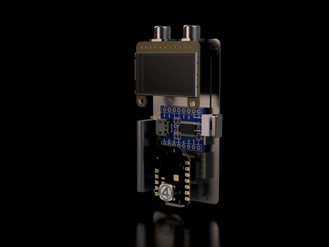 “Fantasti-Watch” V2, Electronics Render