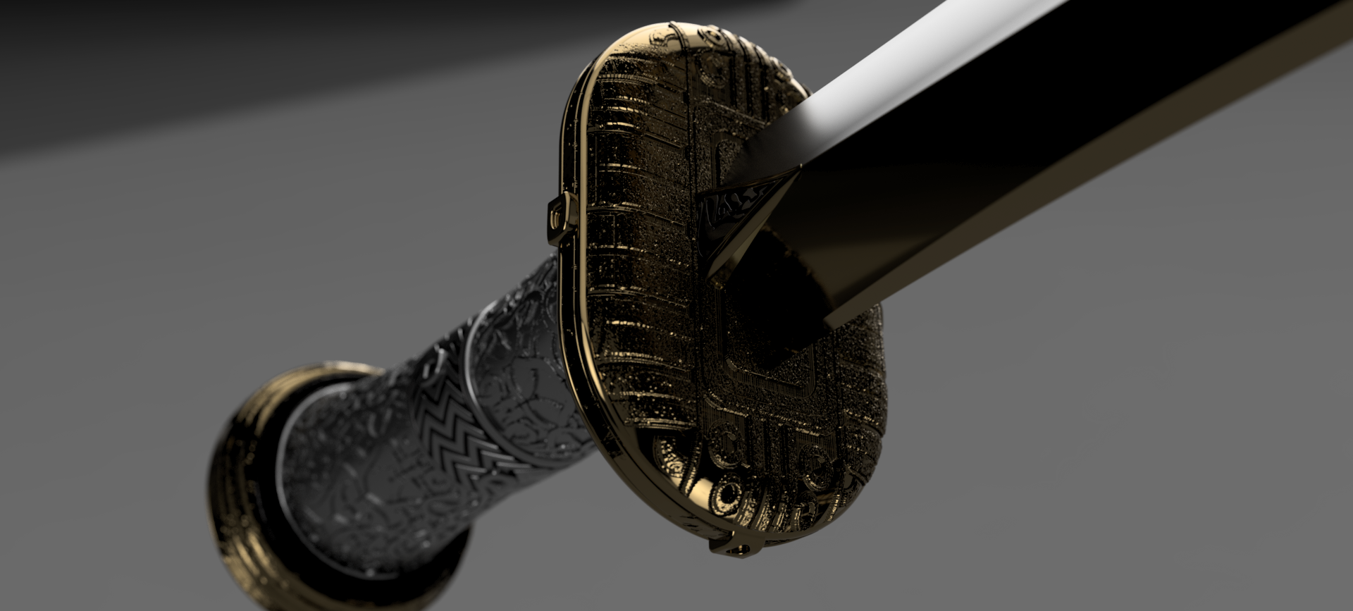 (2026) FINAL, "Backbiter" Sword Replica, F360 Render