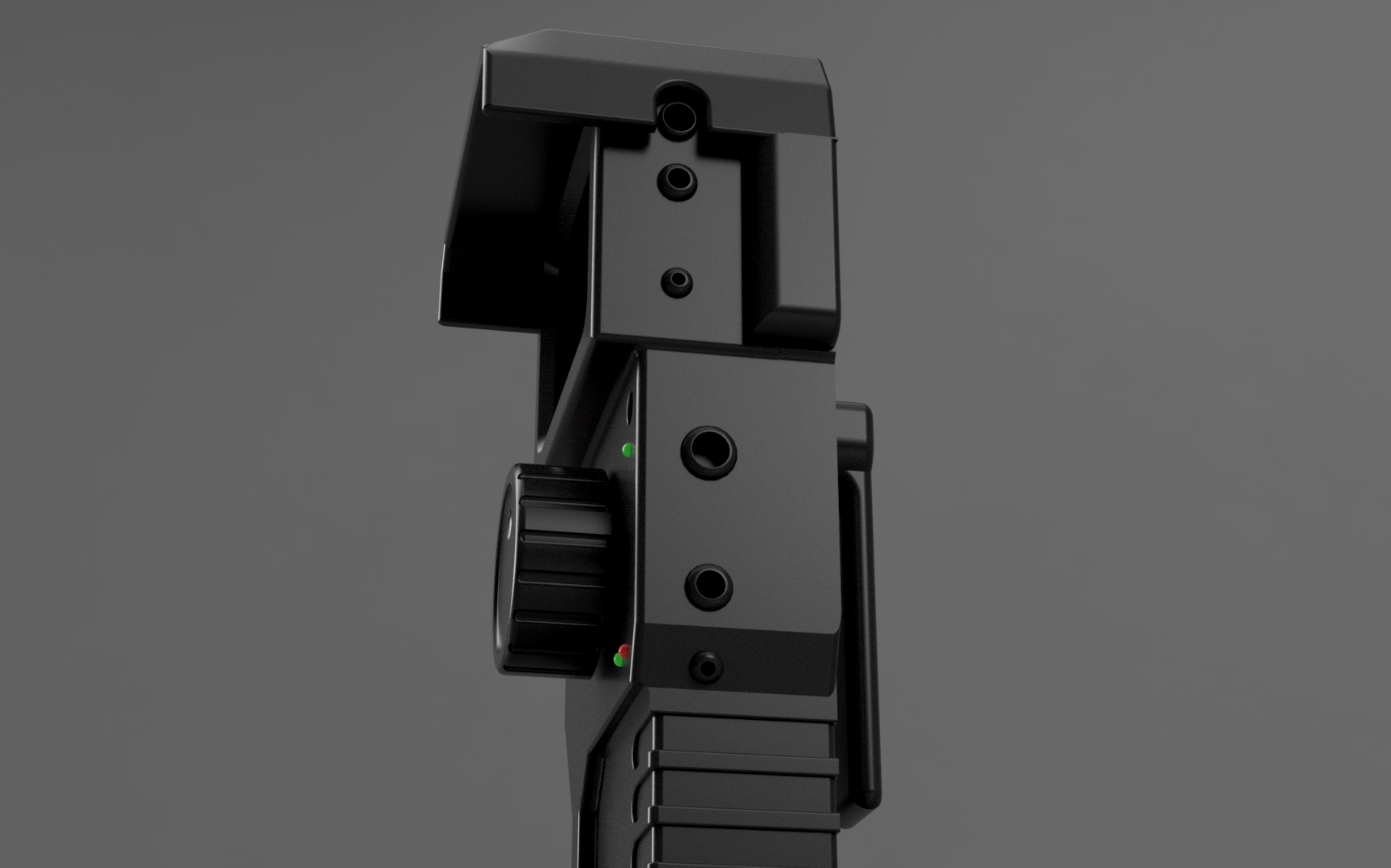 "RDF-9 Sentinel Scanner", Militarized Sci-Fi Scanner, HD Render (F360)