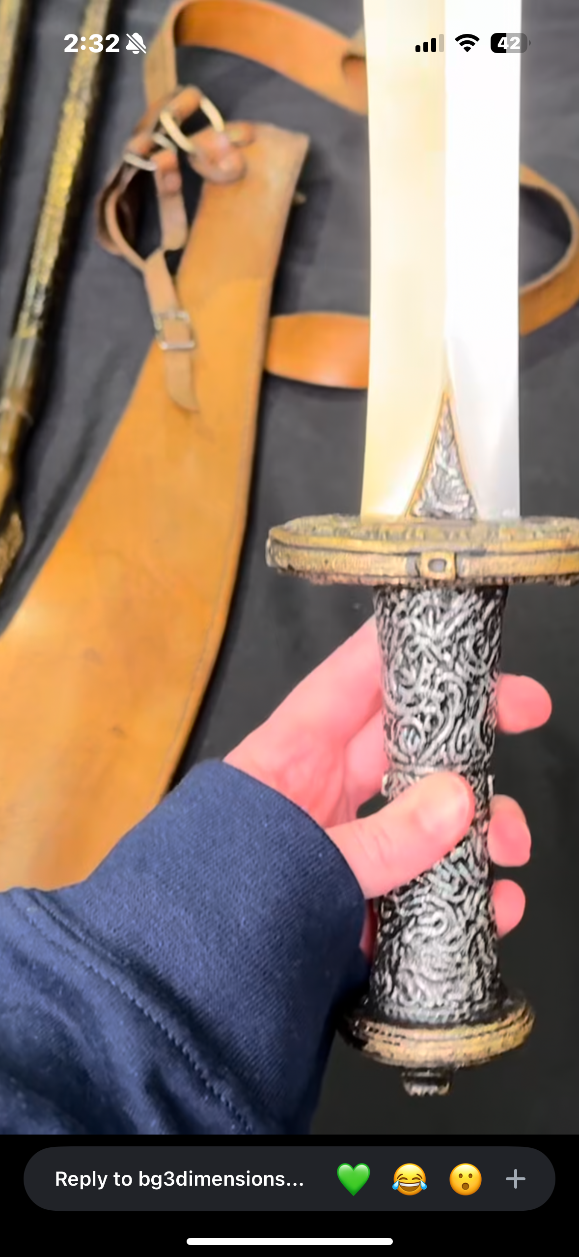 'Backbiter', Screen-used Prop, Hilt Reference Photo