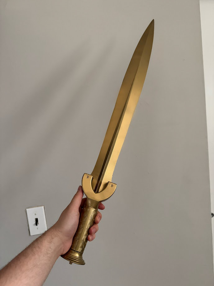 "Riptide" Sword Replica Model, Finished