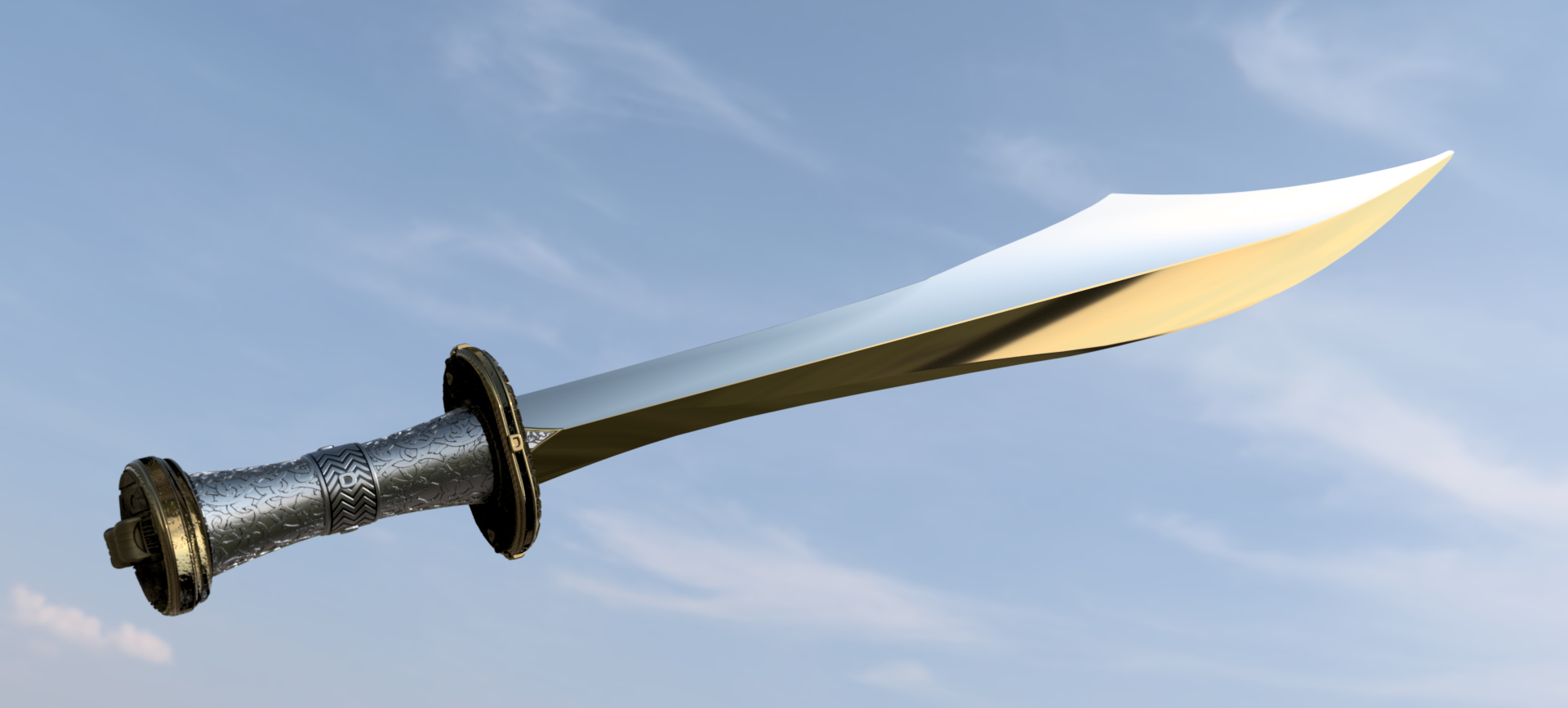 (2026) FINAL, "Backbiter" Sword Replica, F360 Render