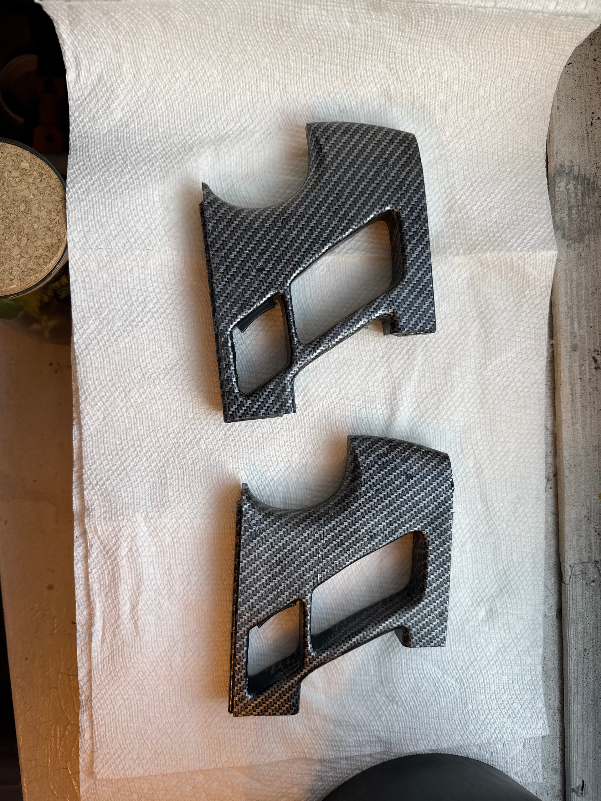 Hydropdipped Handles, Before 1k Gloss