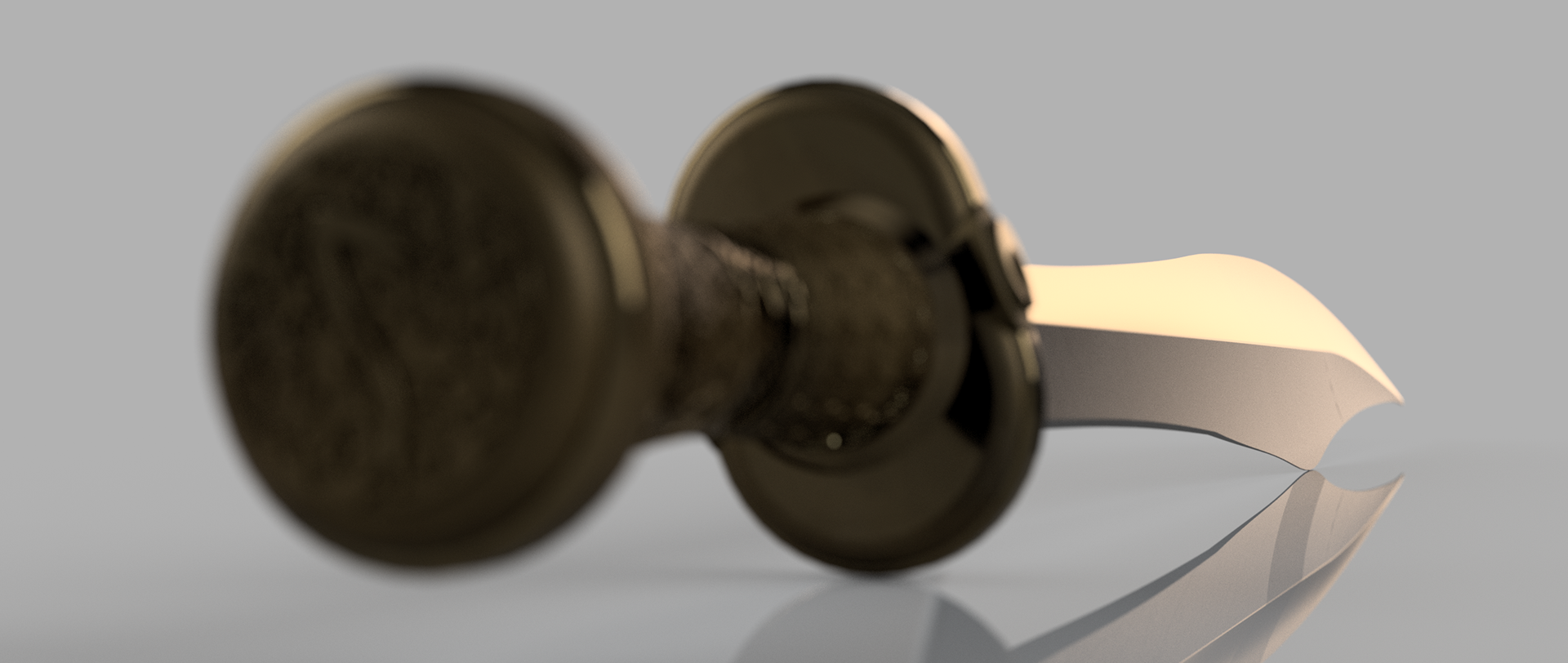 (2026) "Backbiter" Sword Replica, F360 Render
