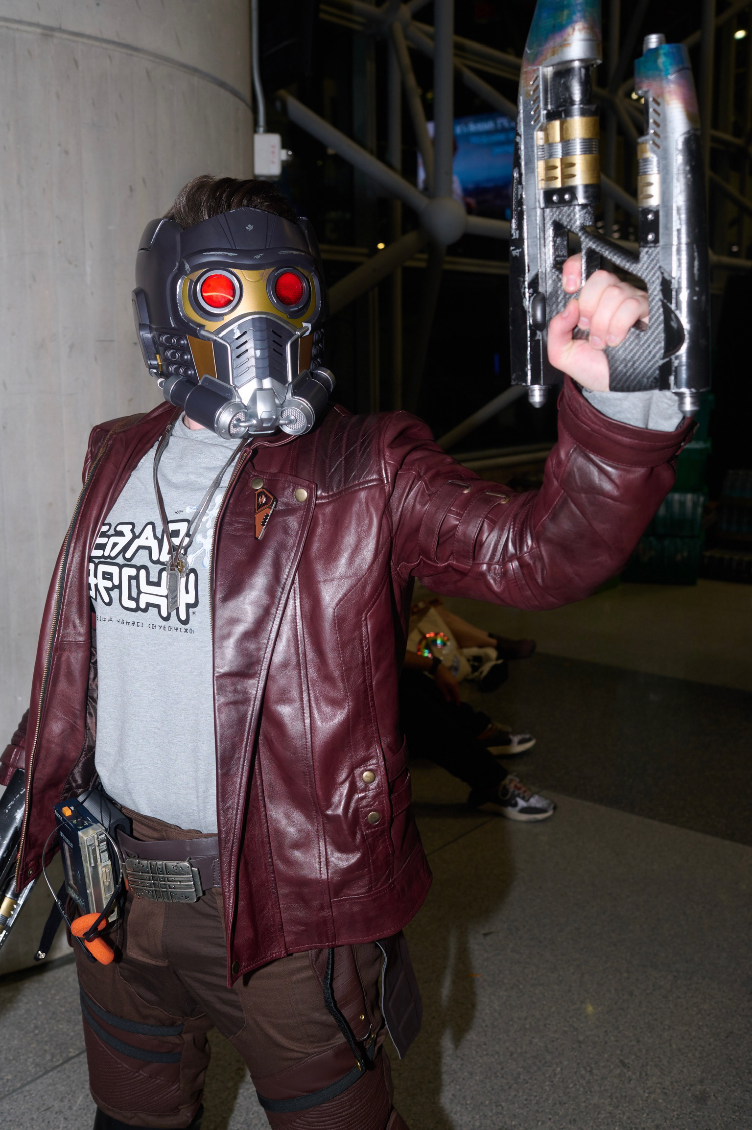 Blasters in use, 2025 New York Comic-Con, Star Lord Cosplay