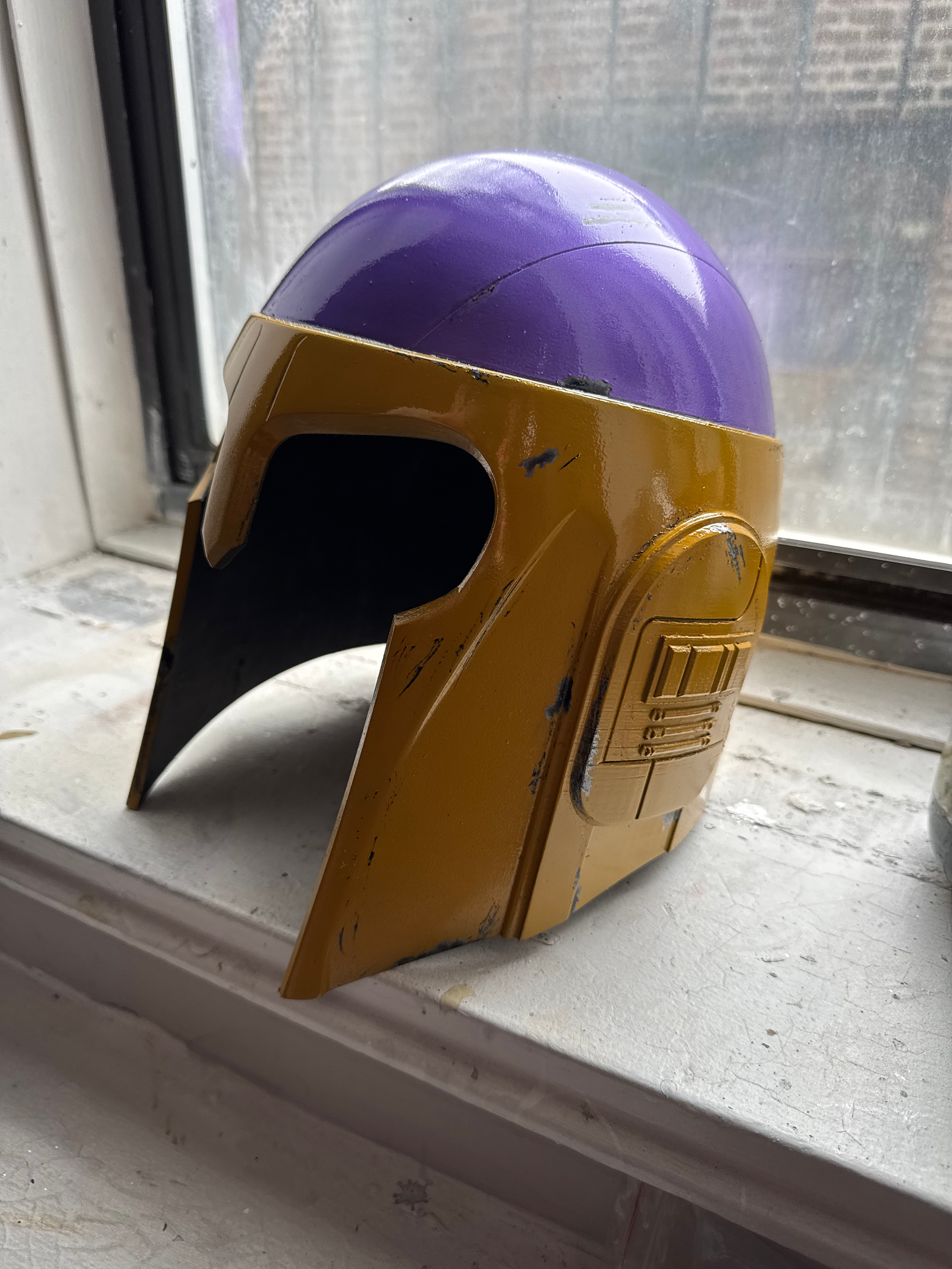 "The Trapster" Custom Helmet Design, Final 1K Gloss