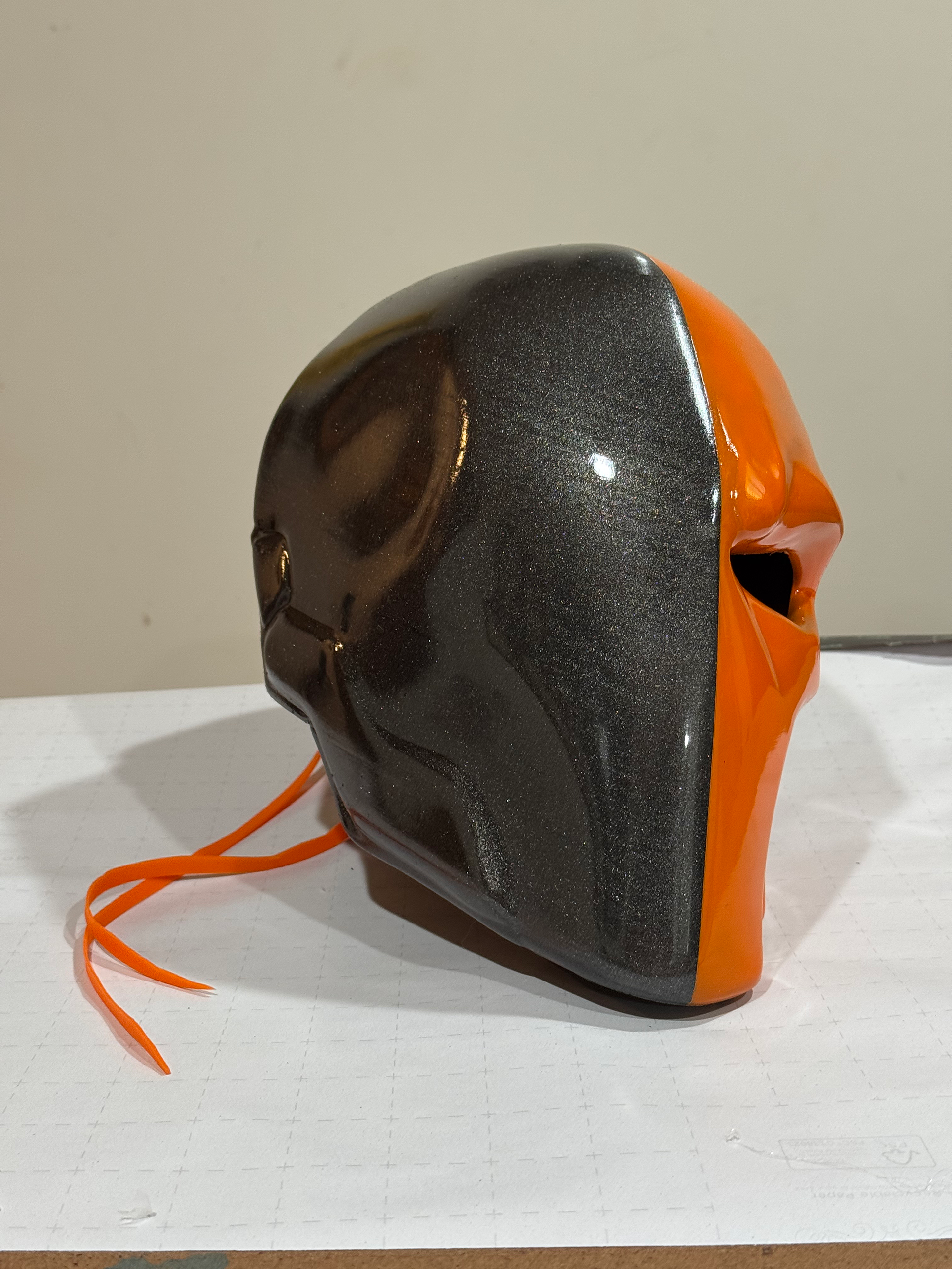 Deathstroke, Final Paint Job, 1K Clear Coat, Silicone Tails Added