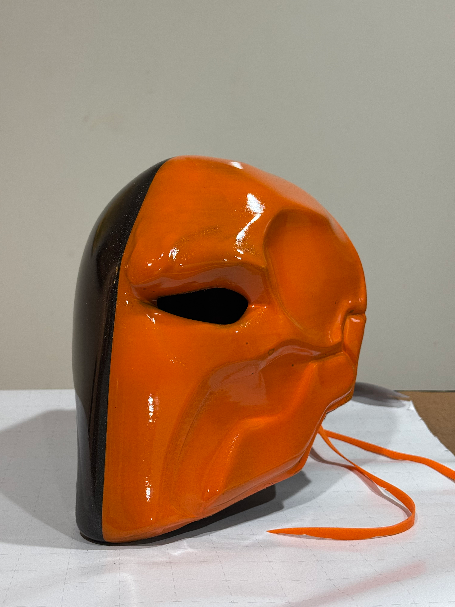 Deathstroke, Final Paint Job, 1K Clear Coat, Silicone Tails Added
