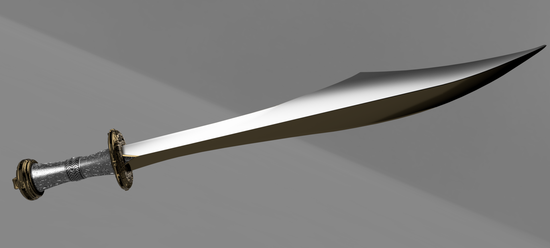 (2026) FINAL, "Backbiter" Sword Replica, F360 Render