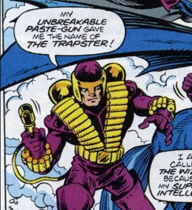 Marvel Comics, "The Trapster", Comic Artwork