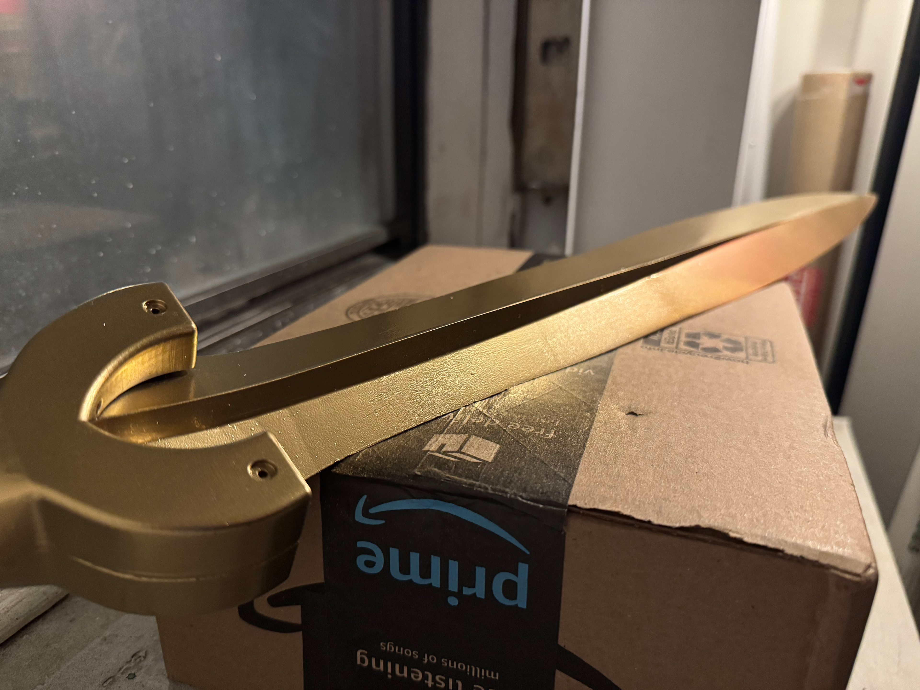 "Riptide" Sword Replica Model, Finished