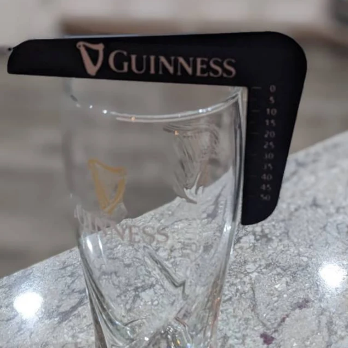 (2025) Custom Commissioned Guinness Foam Ruler