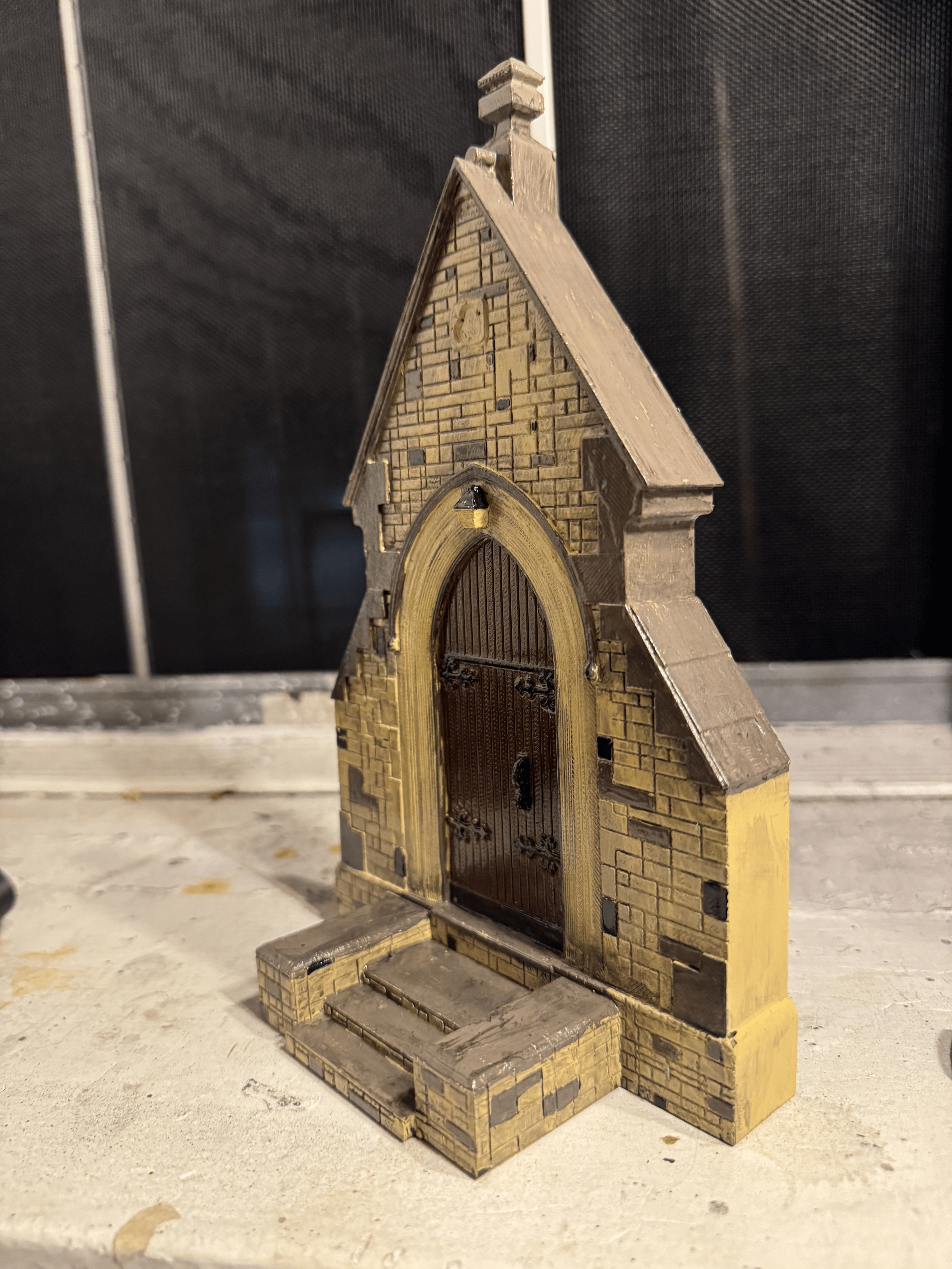Church Doorframe Miniature Replica Series, 3D Print