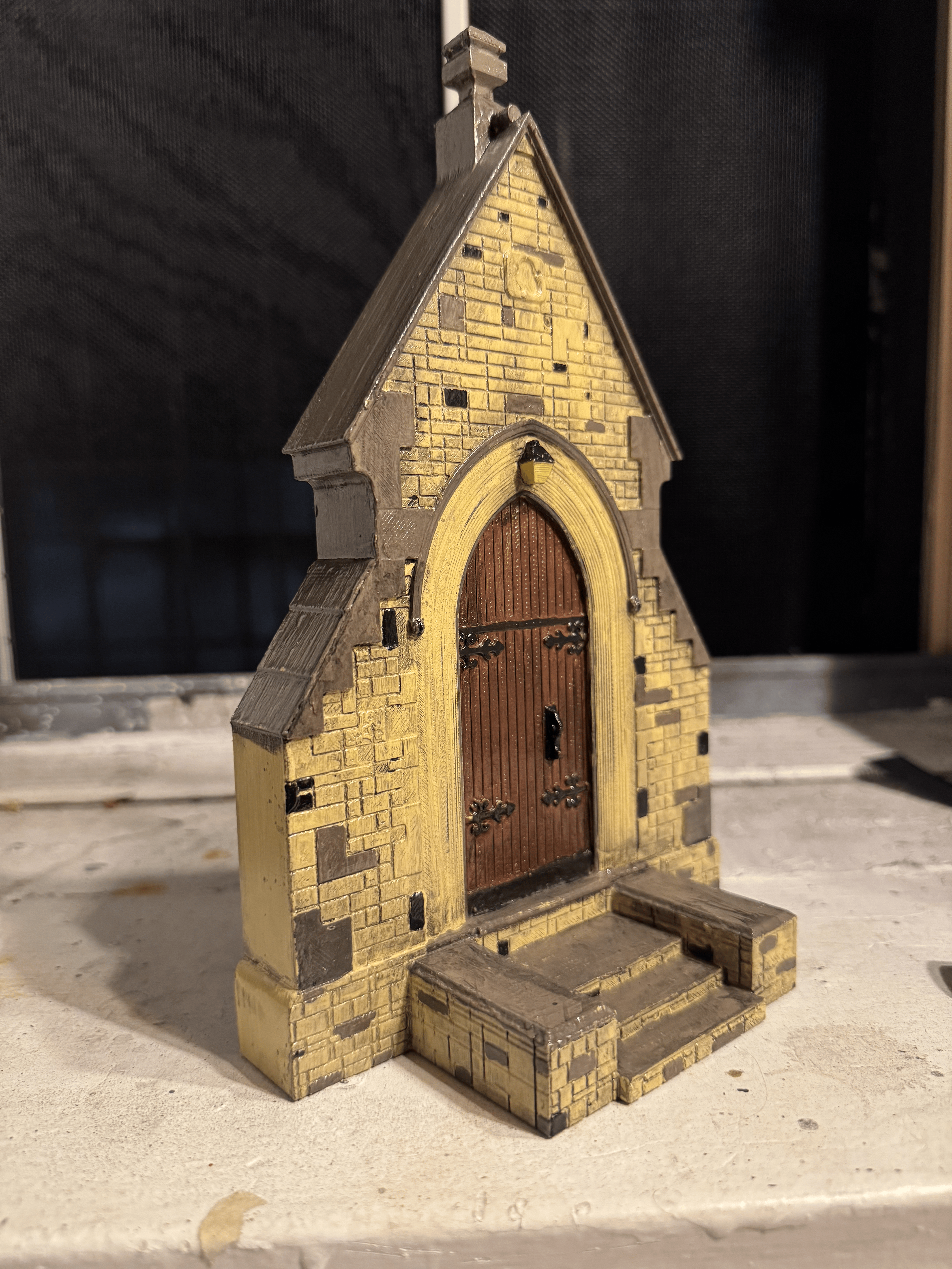 Church Doorframe Miniature Replica Series, 3D Print